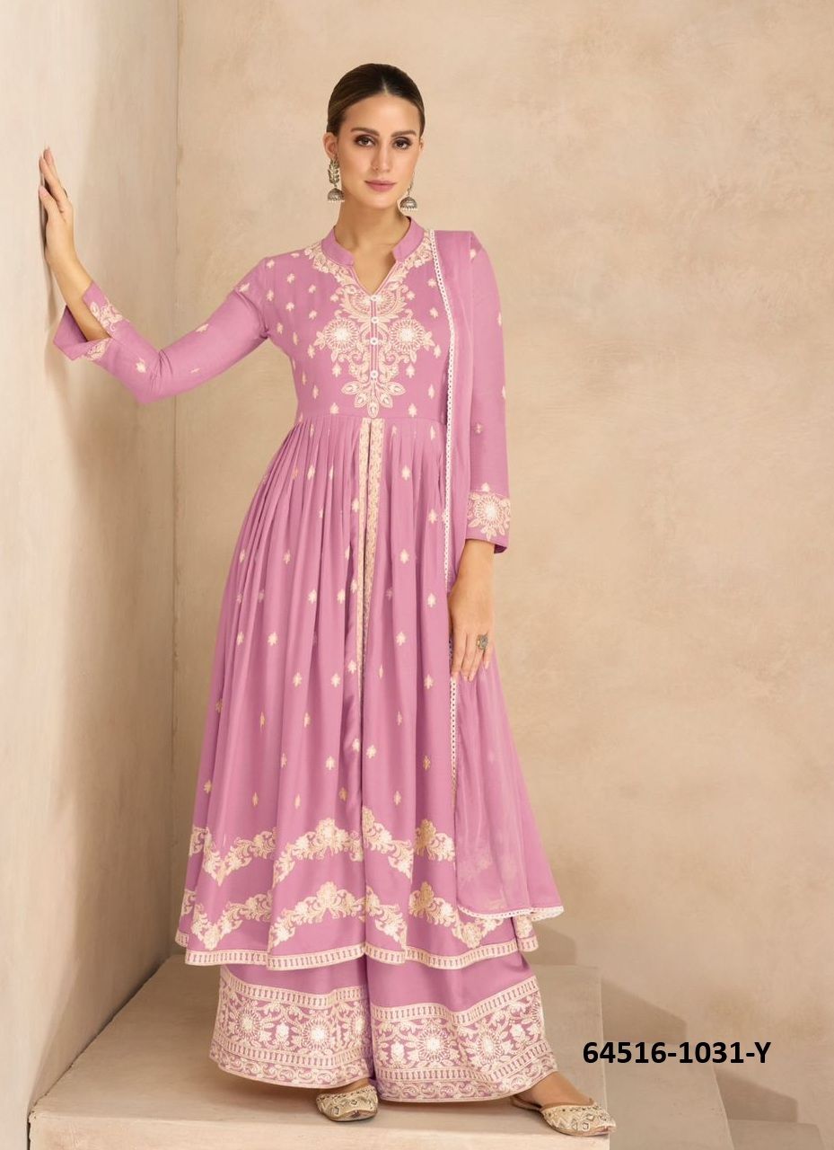 LAKHNAVI 6 GOLD - Catalog # 64516 (Set of 5 Readymade Salwar Suits) LAKHNAVI 6 GOLD - Catalog # 64516 (Set of 5 Readymade Salwar Suits)