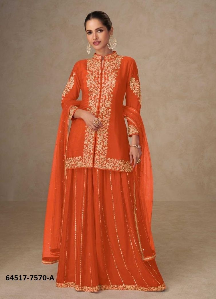 SHAHNAZ - Catalog # 64517 (Set of 4 Readymade Salwar Suits) SHAHNAZ - Catalog # 64517 (Set of 4 Readymade Salwar Suits)