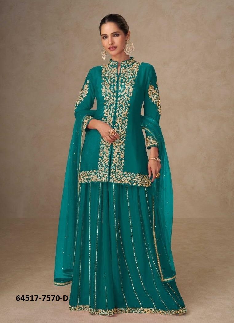 SHAHNAZ - Catalog # 64517 (Set of 4 Readymade Salwar Suits) SHAHNAZ - Catalog # 64517 (Set of 4 Readymade Salwar Suits)