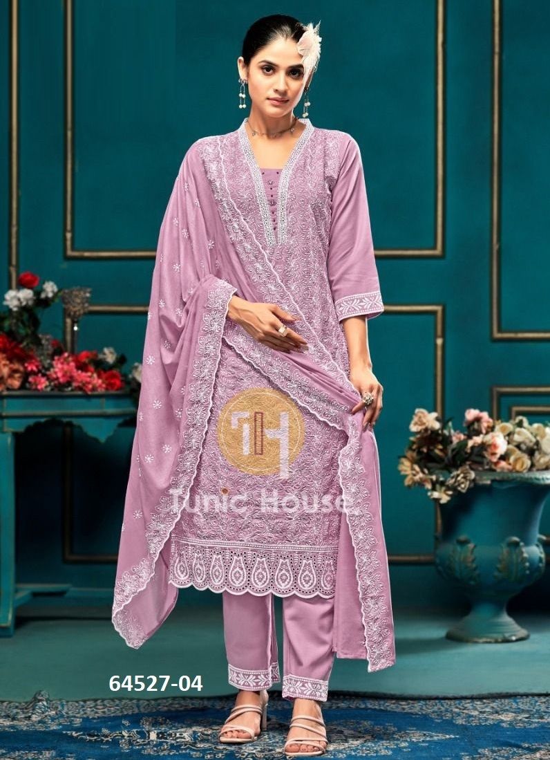 MULBERRY - Catalog # 64527 (Set of 7 SIZE-SETS [Readymade Salwar Suits])