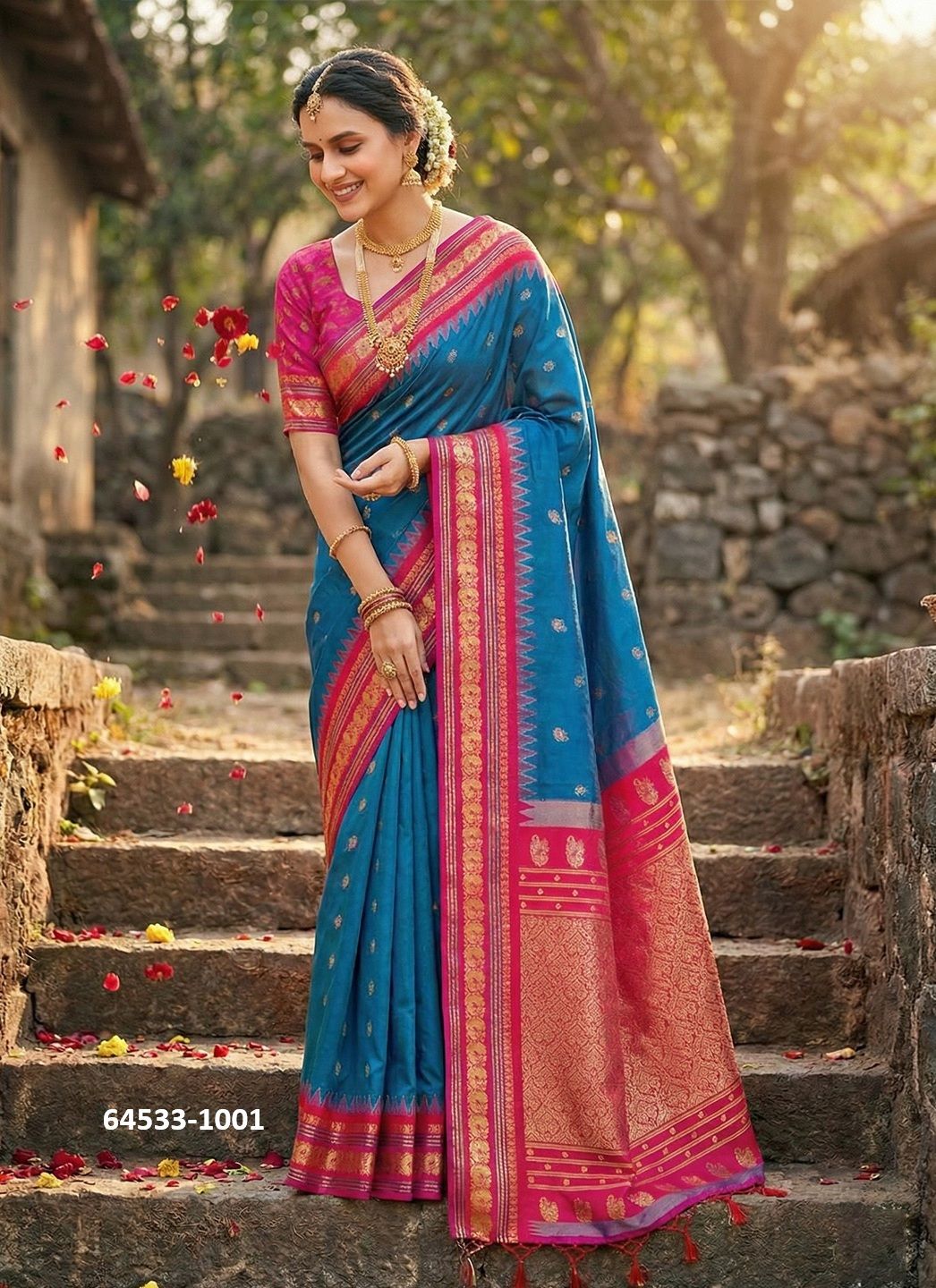 KANCHIVARAM - Catalog # 64533 (Set of 6 Sarees) KANCHIVARAM - Catalog # 64533 (Set of 6 Sarees)
