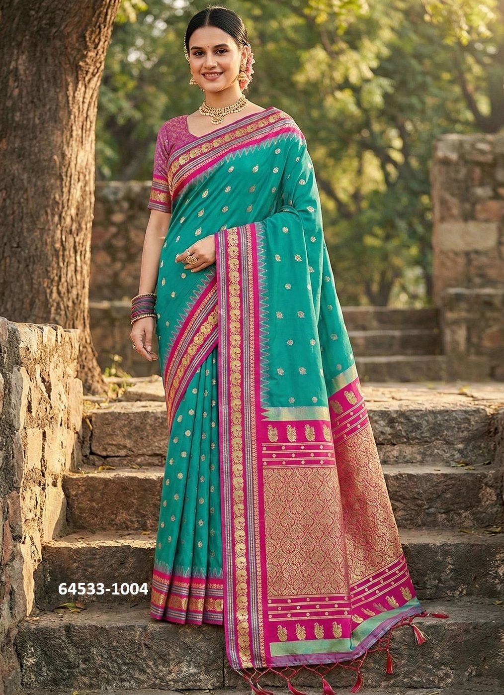 KANCHIVARAM - Catalog # 64533 (Set of 6 Sarees) KANCHIVARAM - Catalog # 64533 (Set of 6 Sarees)