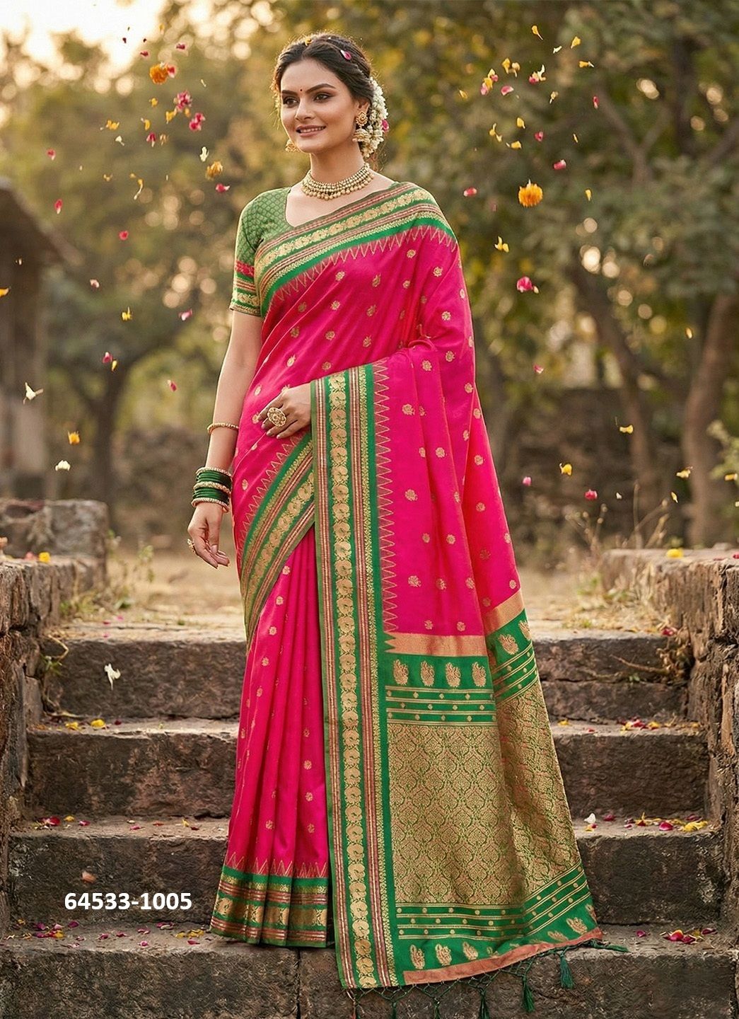KANCHIVARAM - Catalog # 64533 (Set of 6 Sarees) KANCHIVARAM - Catalog # 64533 (Set of 6 Sarees)