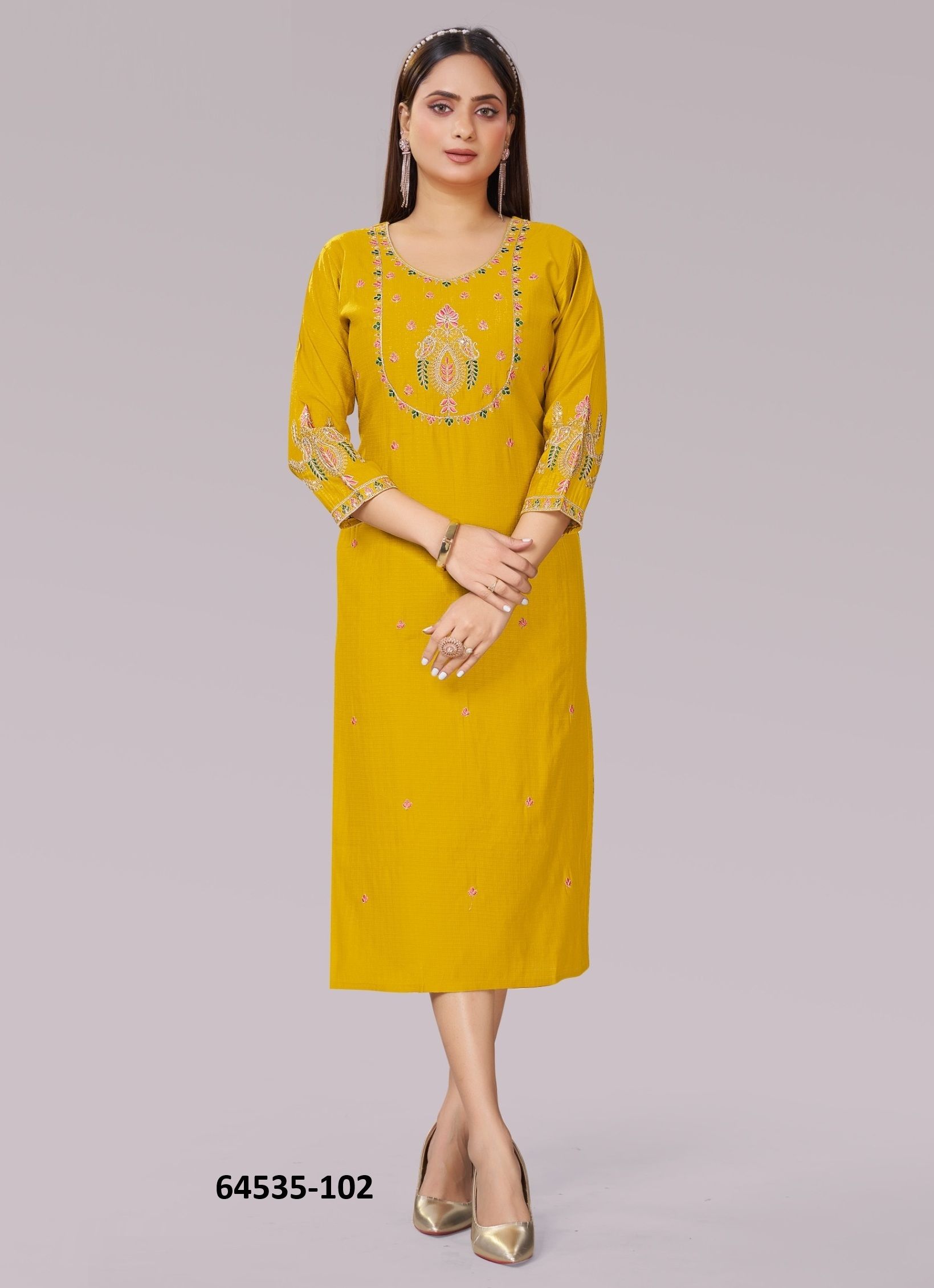 KIARA - Catalog # 64535 (Set of 6 Readymade Women's Kurtis / Tops) KIARA - Catalog # 64535 (Set of 6 Readymade Women's Kurtis / Tops)