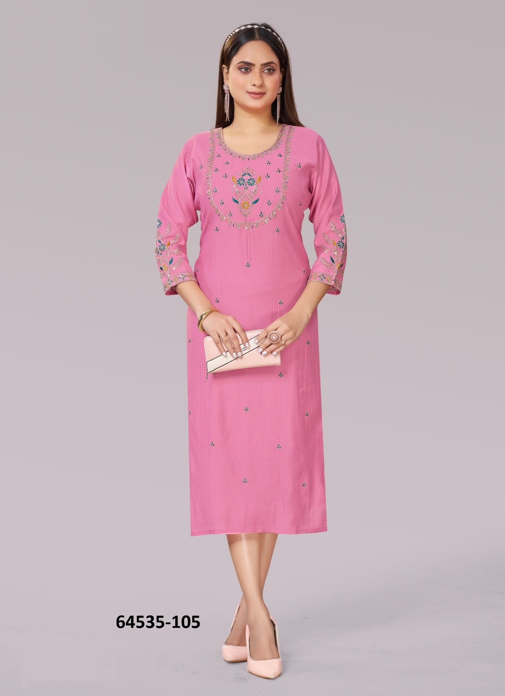 KIARA - Catalog # 64535 (Set of 6 Readymade Women's Kurtis / Tops) KIARA - Catalog # 64535 (Set of 6 Readymade Women's Kurtis / Tops)