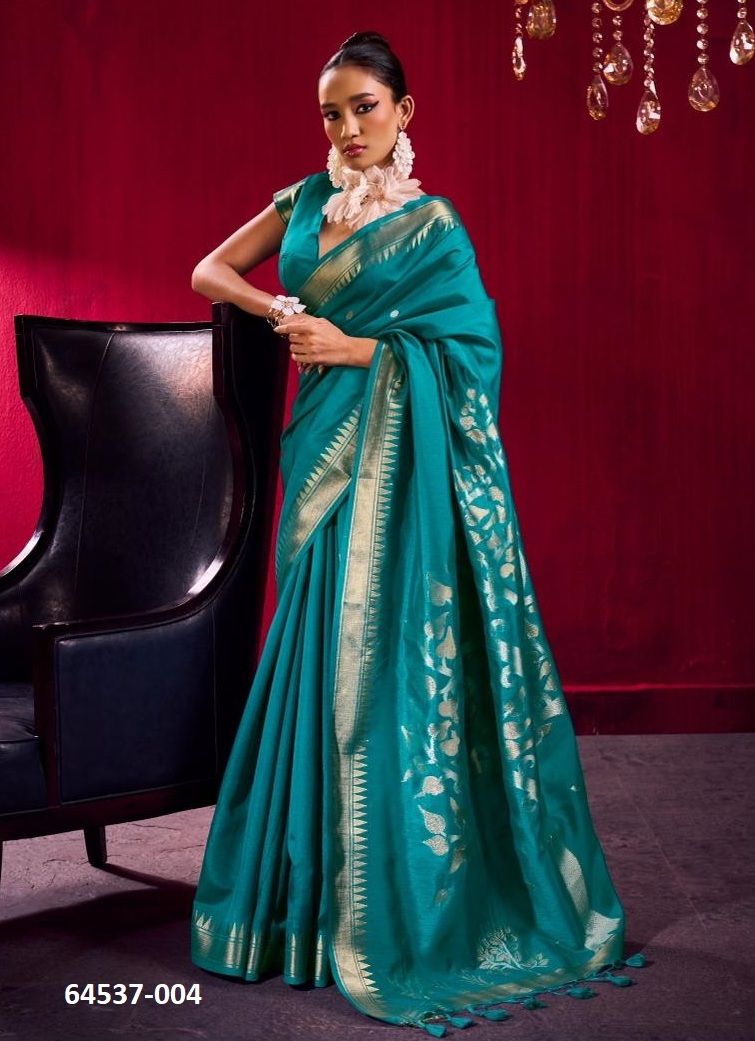 BLUE TAXI - Catalog # 64537 (Set of 6 Sarees)