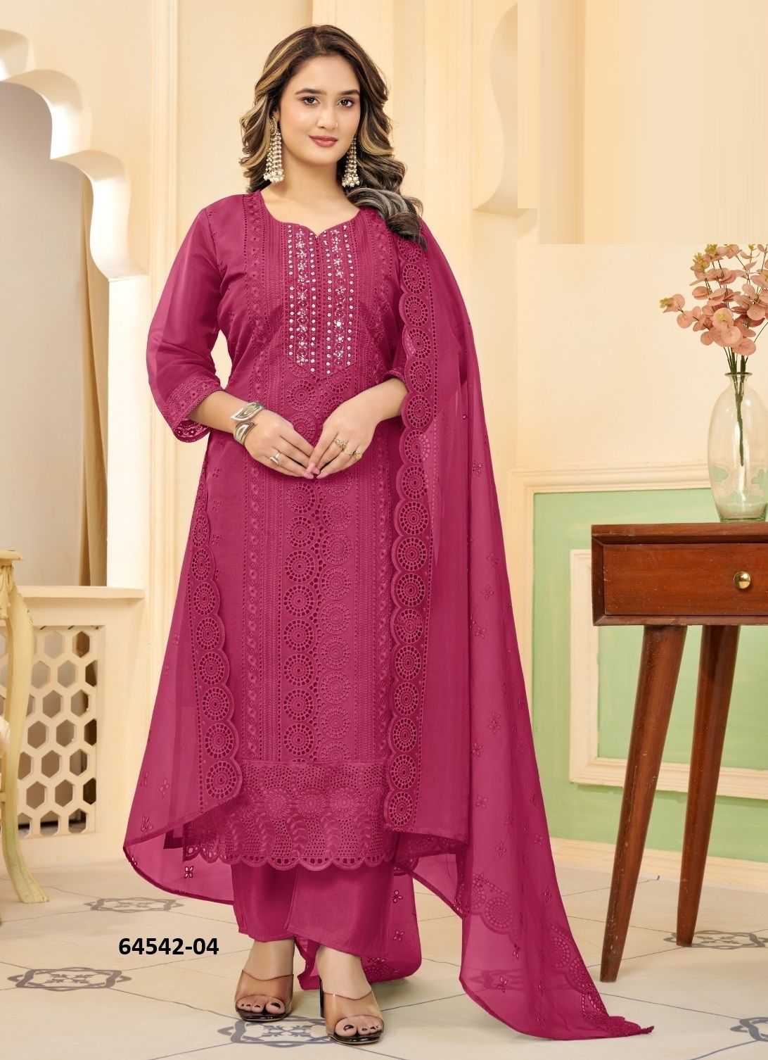 KOYAL - Catalog # 64542 (Set of 4 SIZE-SETS [Readymade Salwar Suits])