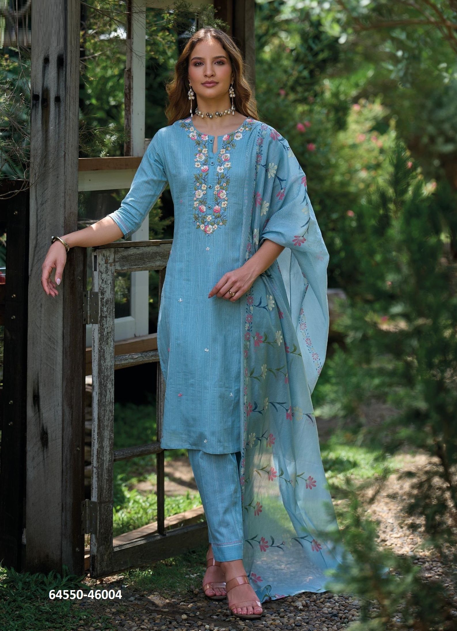SUMMER GARDEN - Catalog # 64550 (Set of 4 Readymade Salwar Suits) SUMMER GARDEN - Catalog # 64550 (Set of 4 Readymade Salwar Suits)