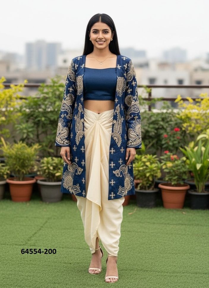 SERIES 200-201 - Catalog # 64554 (Set of 3 Indo-Western Outfits) SERIES 200-201 - Catalog # 64554 (Set of 3 Indo-Western Outfits)