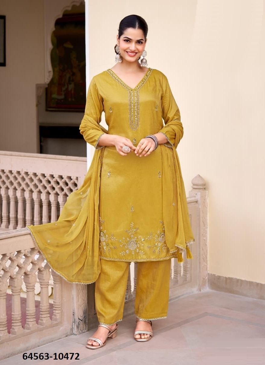 RANGREZA - Catalog # 64563 (Set of 4 Readymade Salwar Suits)