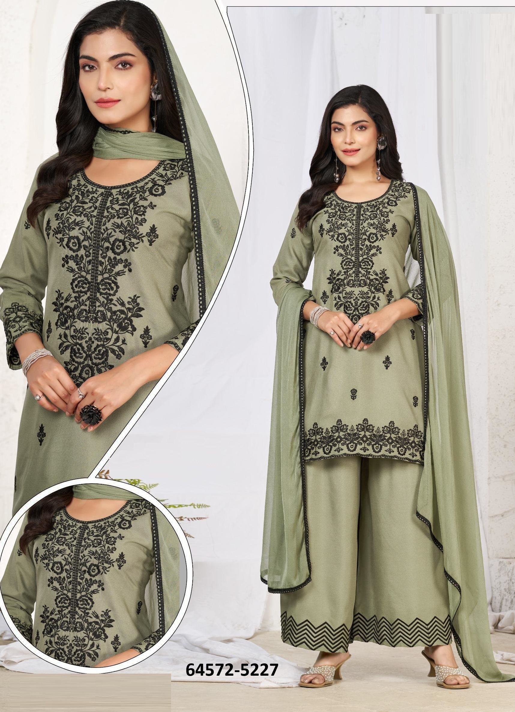 SHIFA - Catalog # 64572 (Set of 4 Readymade Salwar Suits) SHIFA - Catalog # 64572 (Set of 4 Readymade Salwar Suits)