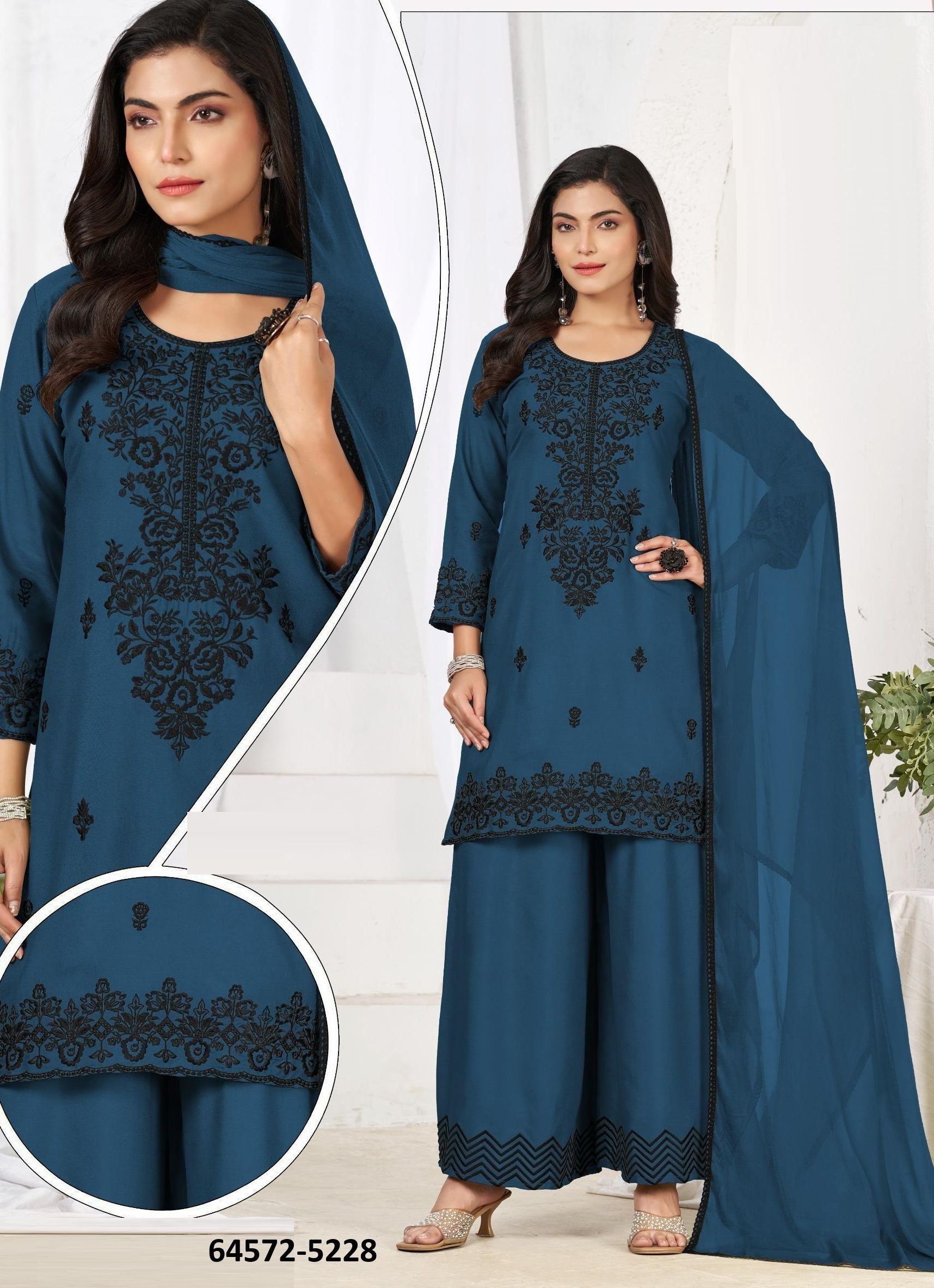 SHIFA - Catalog # 64572 (Set of 4 Readymade Salwar Suits) SHIFA - Catalog # 64572 (Set of 4 Readymade Salwar Suits)