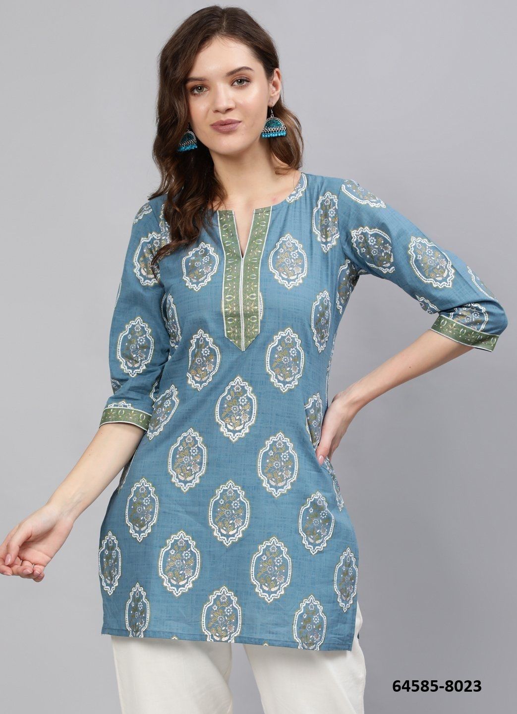 BLUSH 2 - Catalog # 64585 (Set of 9 Readymade Women's Kurtis / Tops) BLUSH 2 - Catalog # 64585 (Set of 9 Readymade Women's Kurtis / Tops)