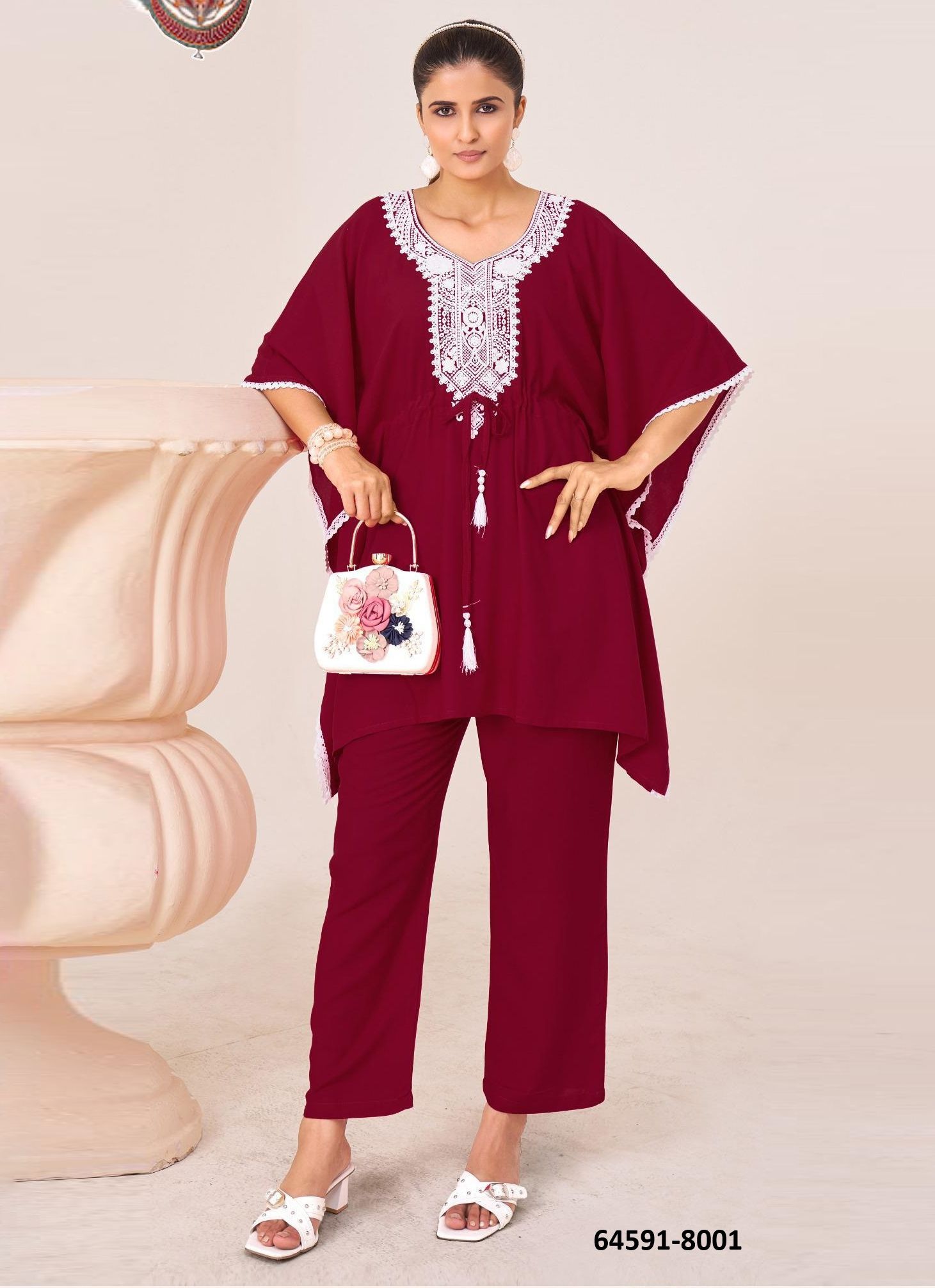 KAFTAN 18 - Catalog # 64591 (Set of 4 Tops With Bottoms) KAFTAN 18 - Catalog # 64591 (Set of 4 Tops With Bottoms)