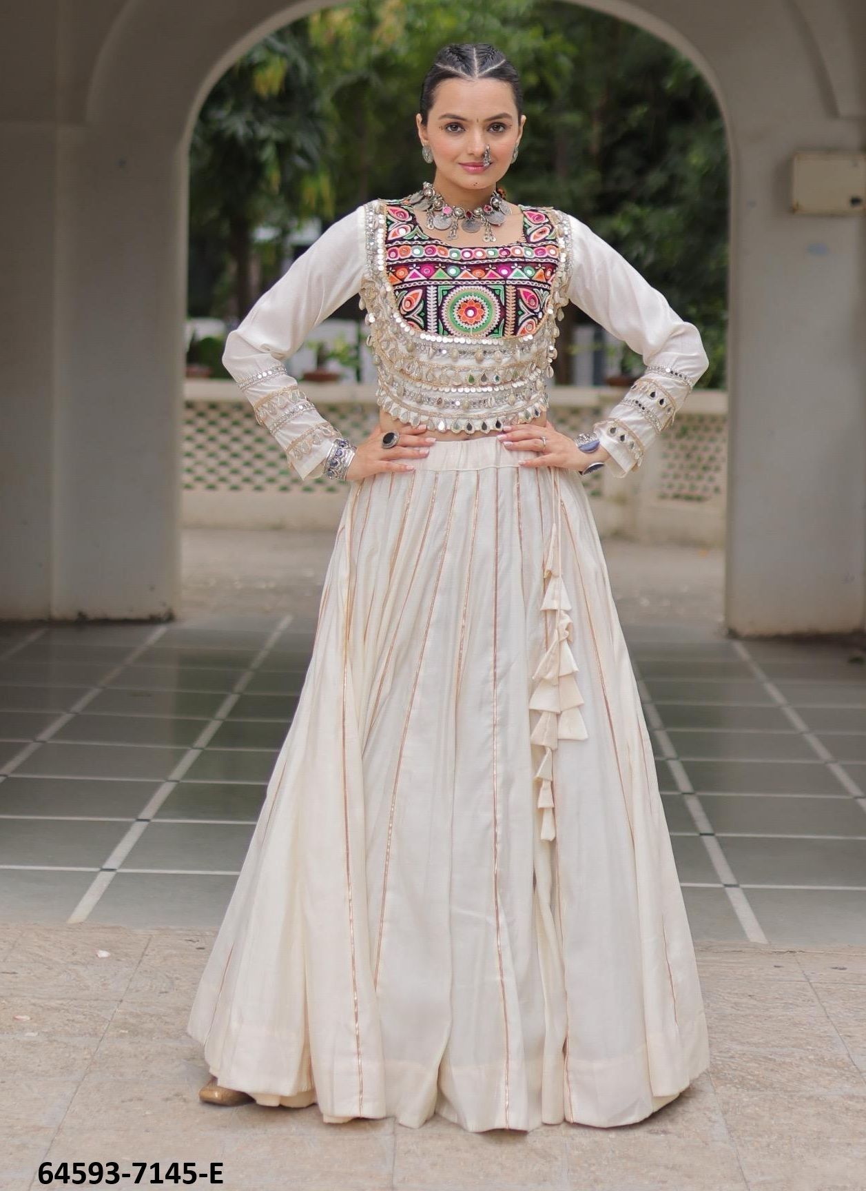 SERIES 7145 - Catalog # 64593 (Set of 5 Readymade Lehengas) SERIES 7145 - Catalog # 64593 (Set of 5 Readymade Lehengas)