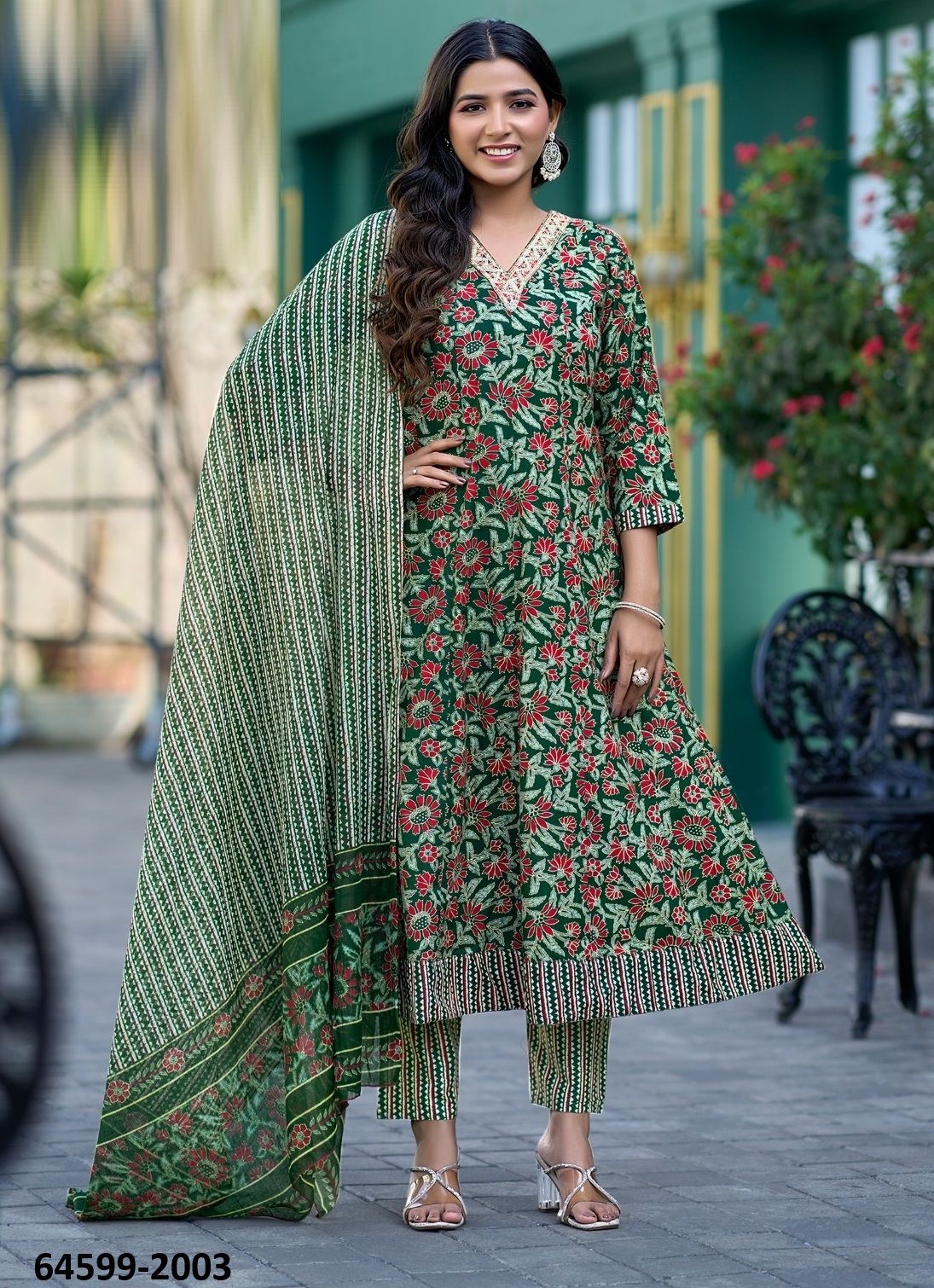 ANARKALI 2 - Catalog # 64599 (Set of 8 Readymade Salwar Suits)