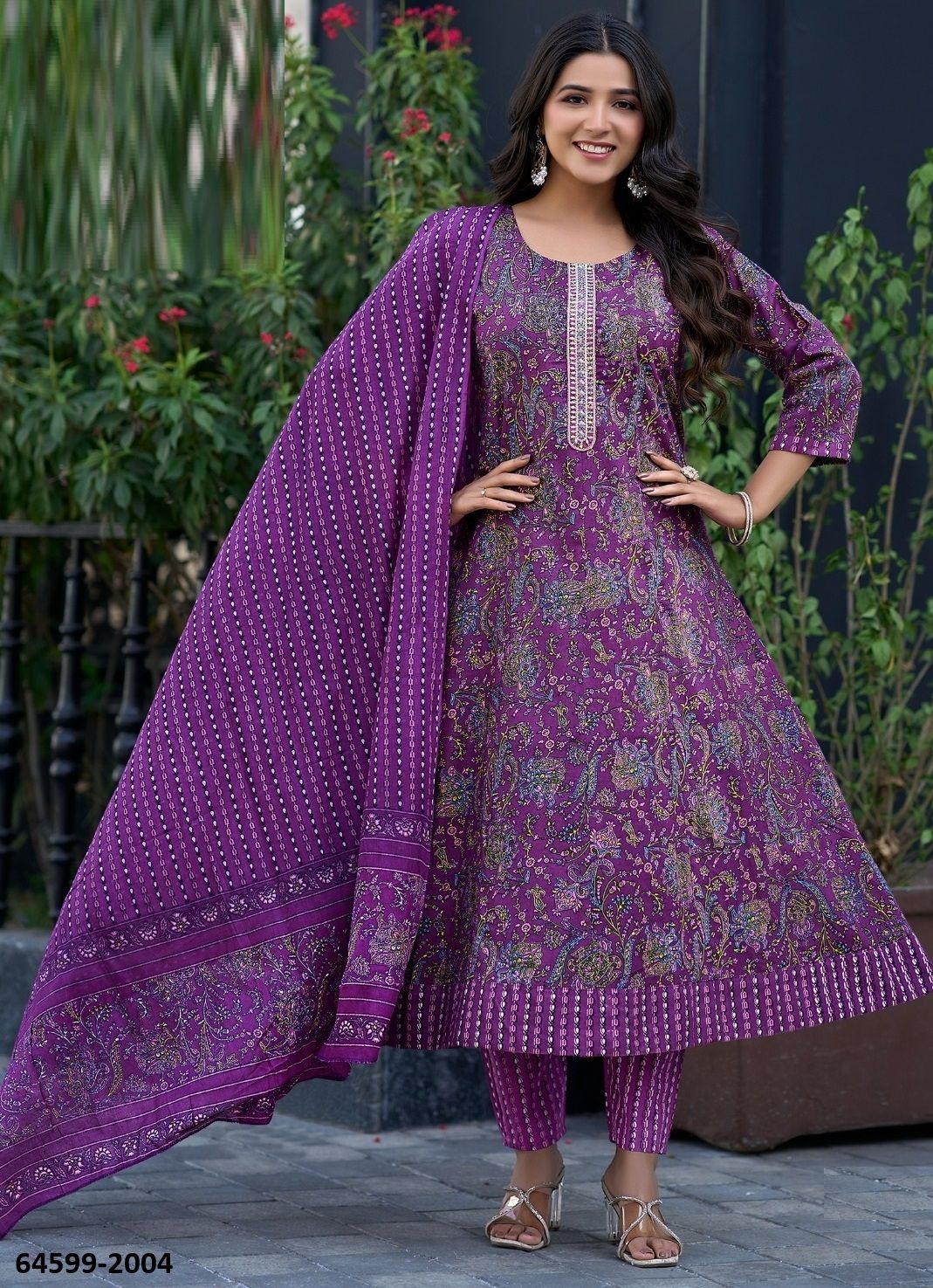 ANARKALI 2 - Catalog # 64599 (Set of 8 Readymade Salwar Suits)