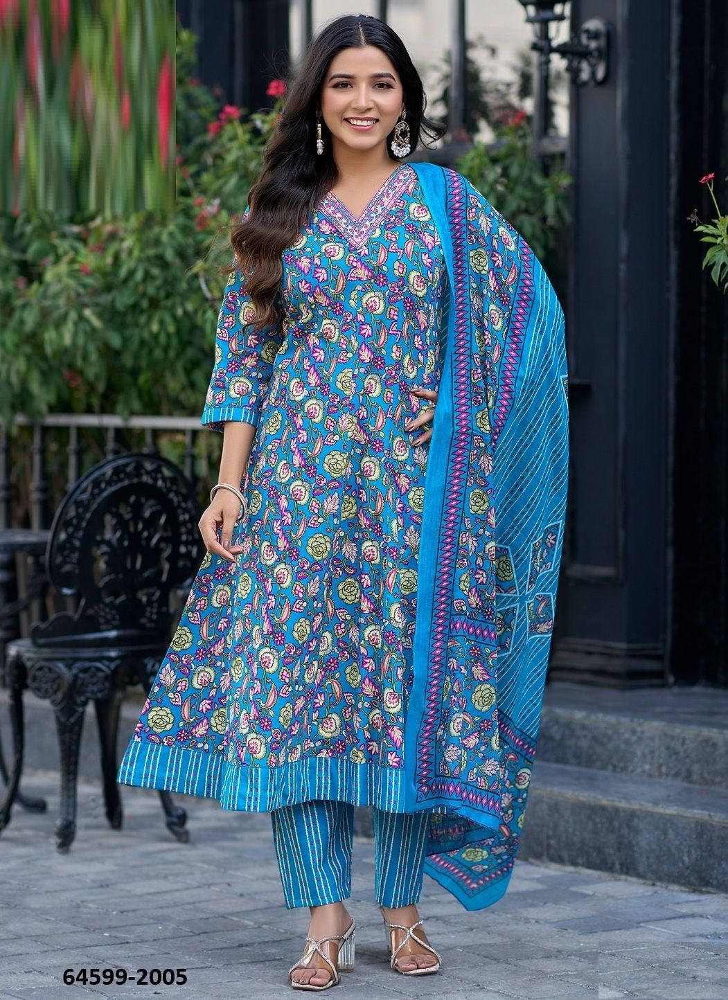 ANARKALI 2 - Catalog # 64599 (Set of 8 Readymade Salwar Suits)