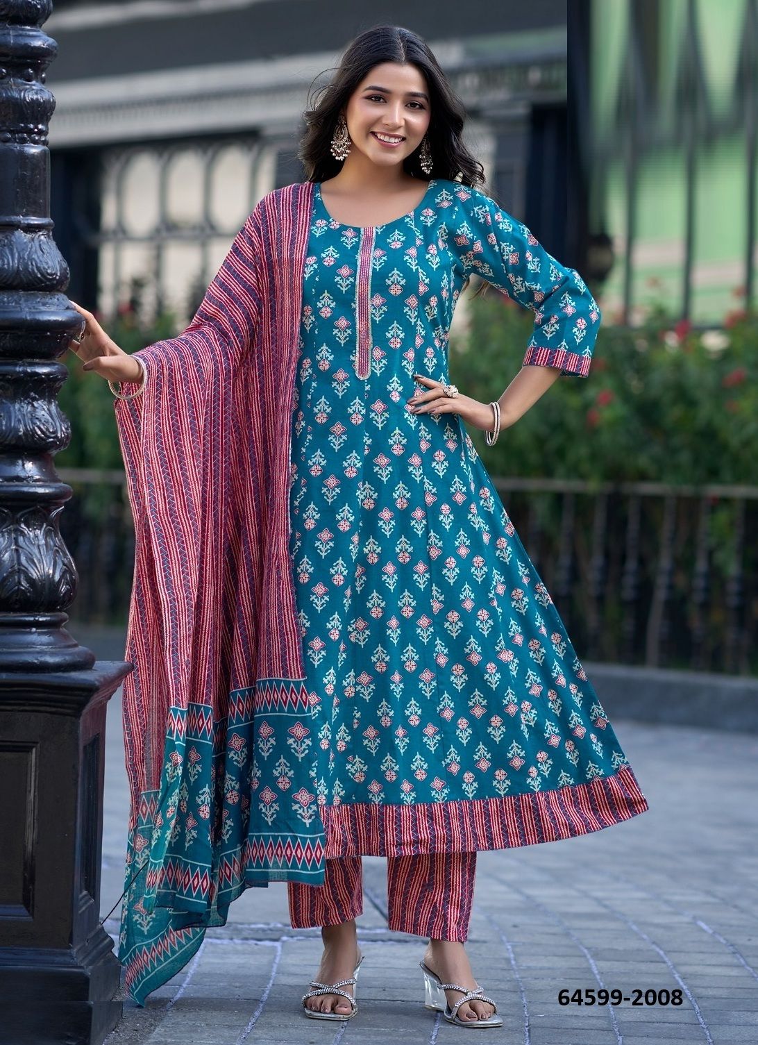 ANARKALI 2 - Catalog # 64599 (Set of 8 Readymade Salwar Suits)