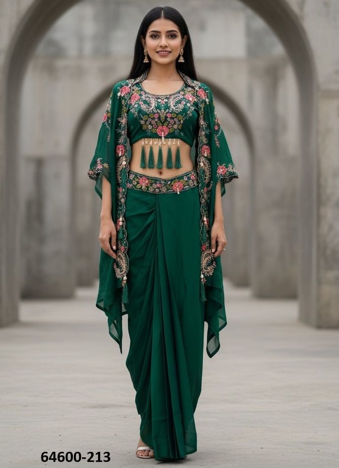 SERIES 212 - Catalog # 64600 (Set of 2 Indo-Western Outfits)