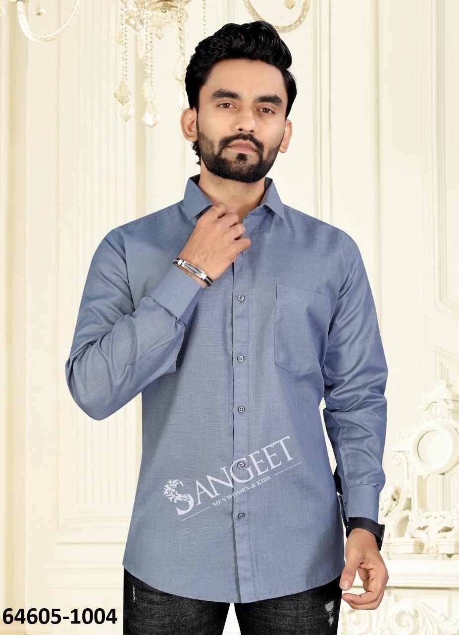 BOMBAY SLUB COTTON - Catalog # 64605 (Set of 8 Men's Ethnic Wear)