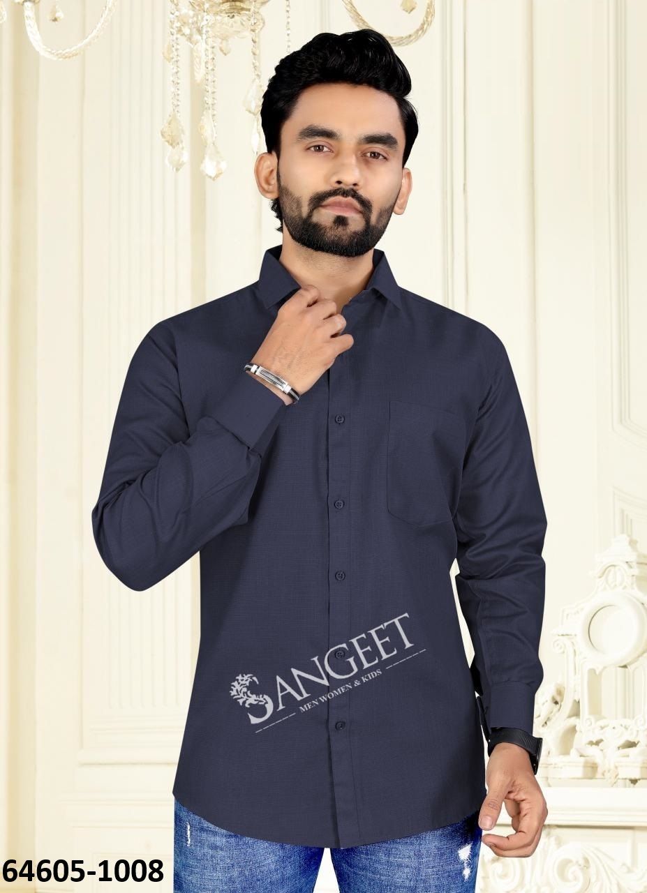 BOMBAY SLUB COTTON - Catalog # 64605 (Set of 8 Men's Ethnic Wear)