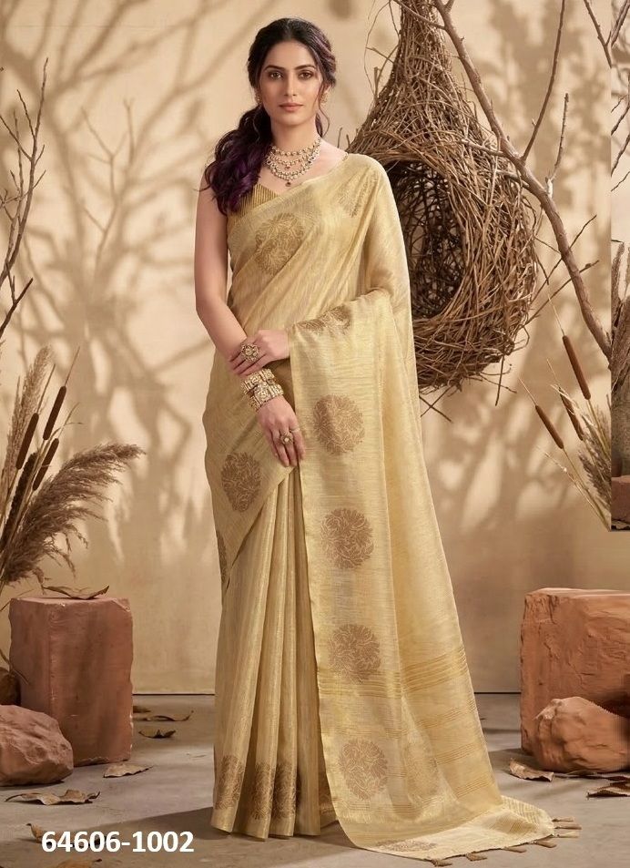 SUVARNA TISSUE - Catalog # 64606 (Set of 6 Sarees) SUVARNA TISSUE - Catalog # 64606 (Set of 6 Sarees)