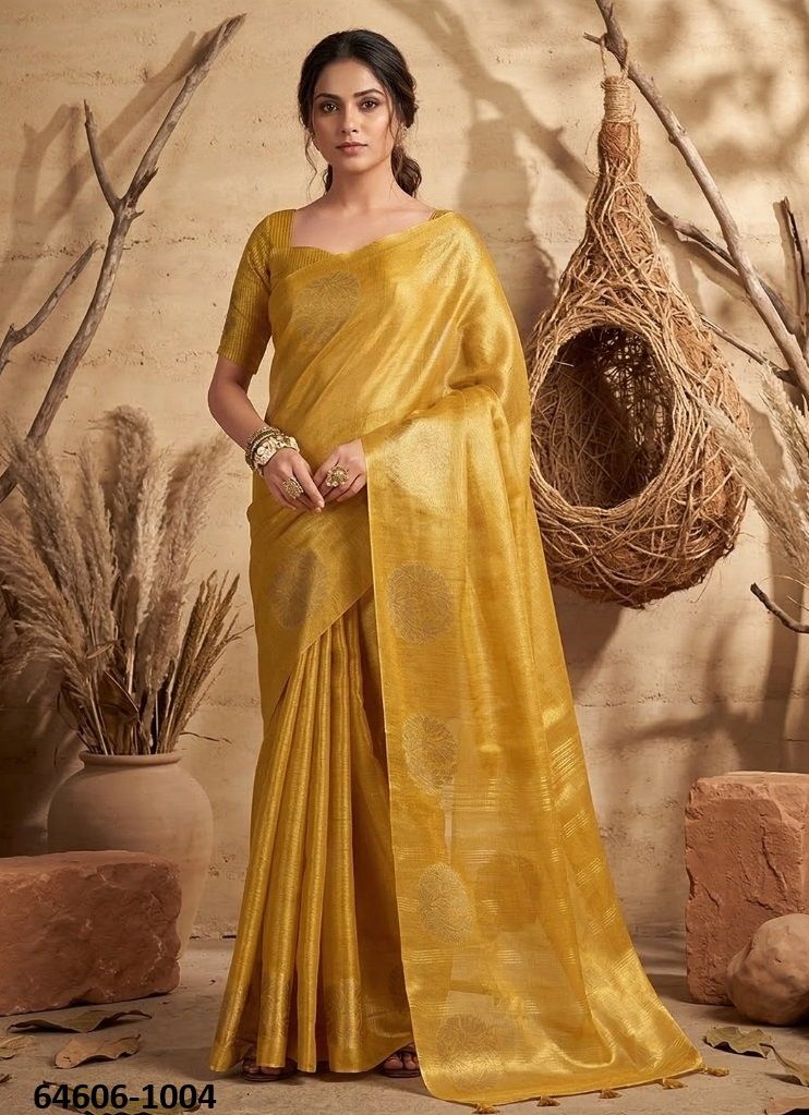 SUVARNA TISSUE - Catalog # 64606 (Set of 6 Sarees) SUVARNA TISSUE - Catalog # 64606 (Set of 6 Sarees)