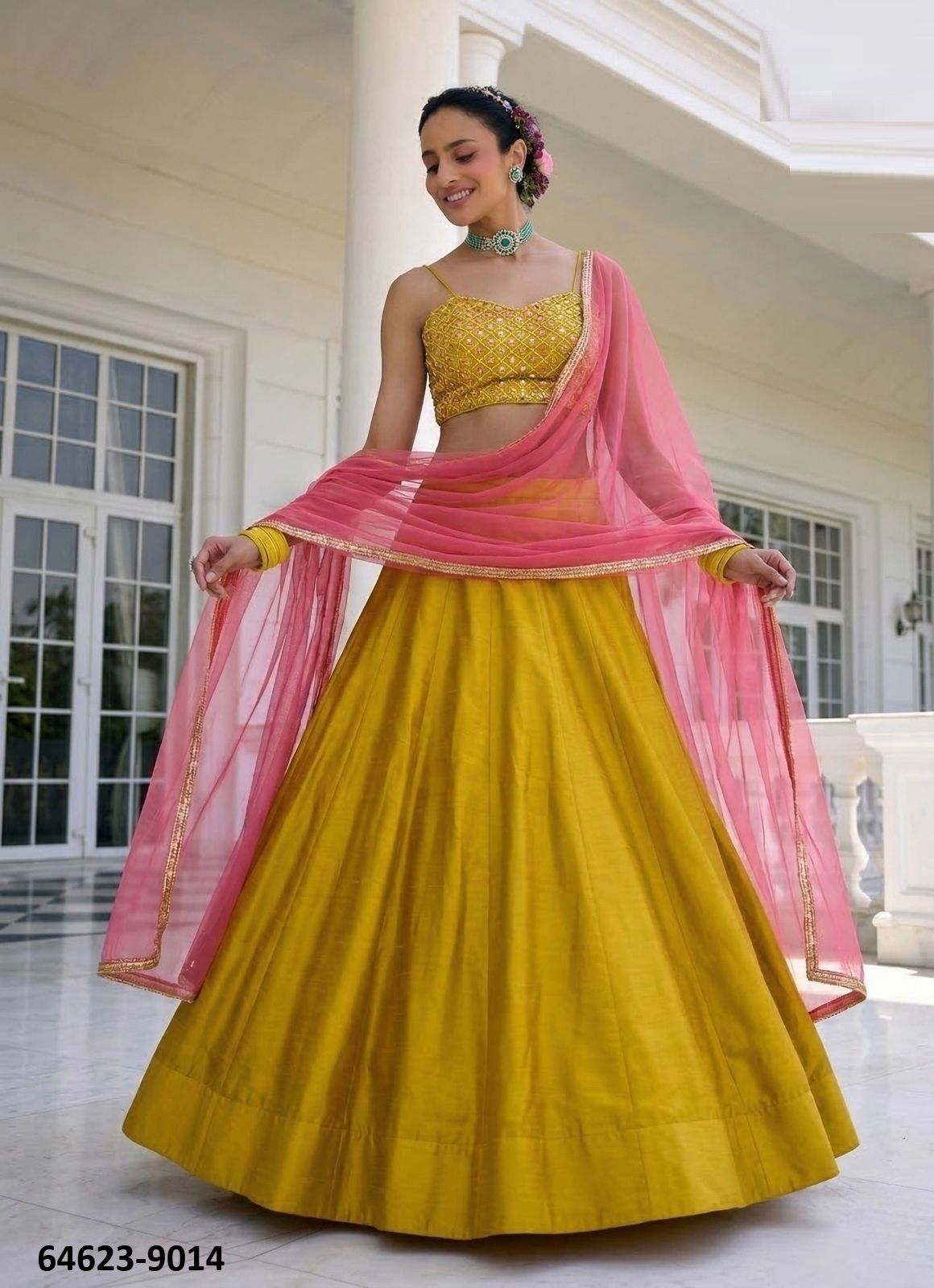 SERIES 9014 - Catalog # 64623 (Set of 3 Readymade Lehengas) SERIES 9014 - Catalog # 64623 (Set of 3 Readymade Lehengas)