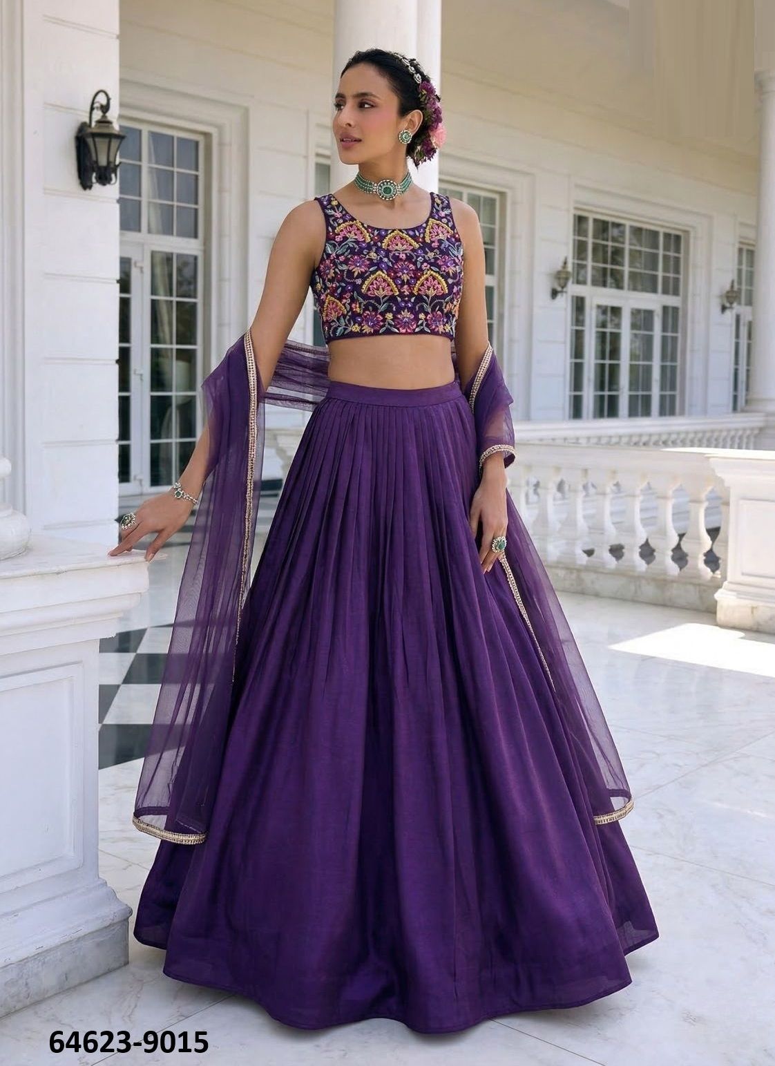 SERIES 9014 - Catalog # 64623 (Set of 3 Readymade Lehengas) SERIES 9014 - Catalog # 64623 (Set of 3 Readymade Lehengas)