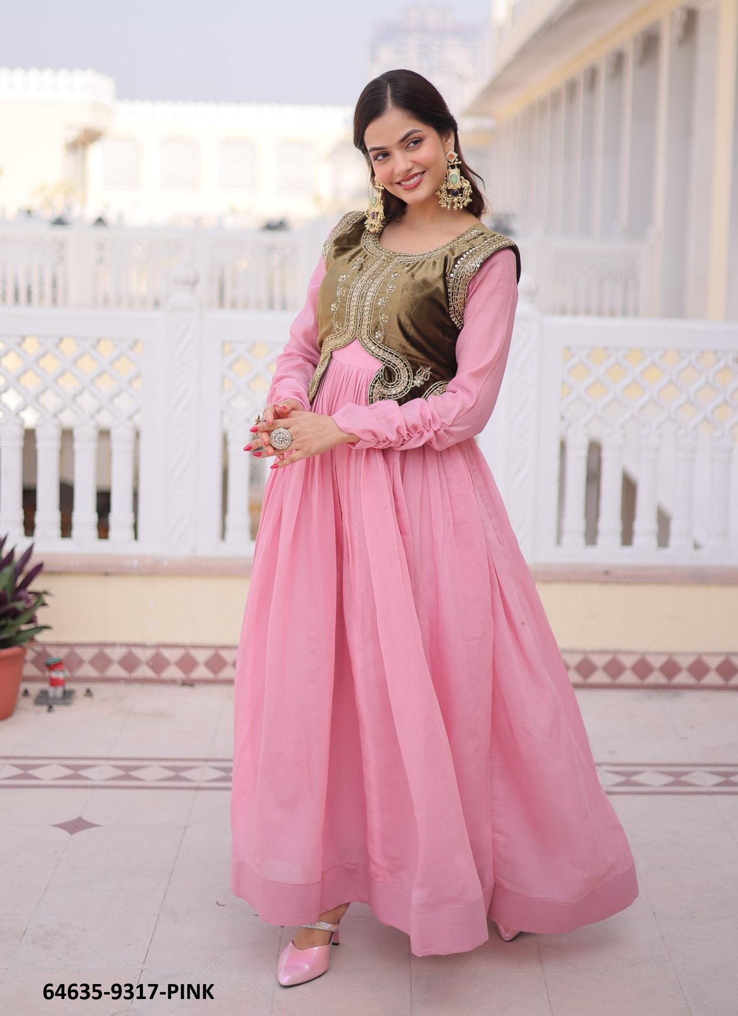 SERIES 9317 - Catalog # 64635 (Set of 2 Readymade Gowns) SERIES 9317 - Catalog # 64635 (Set of 2 Readymade Gowns)