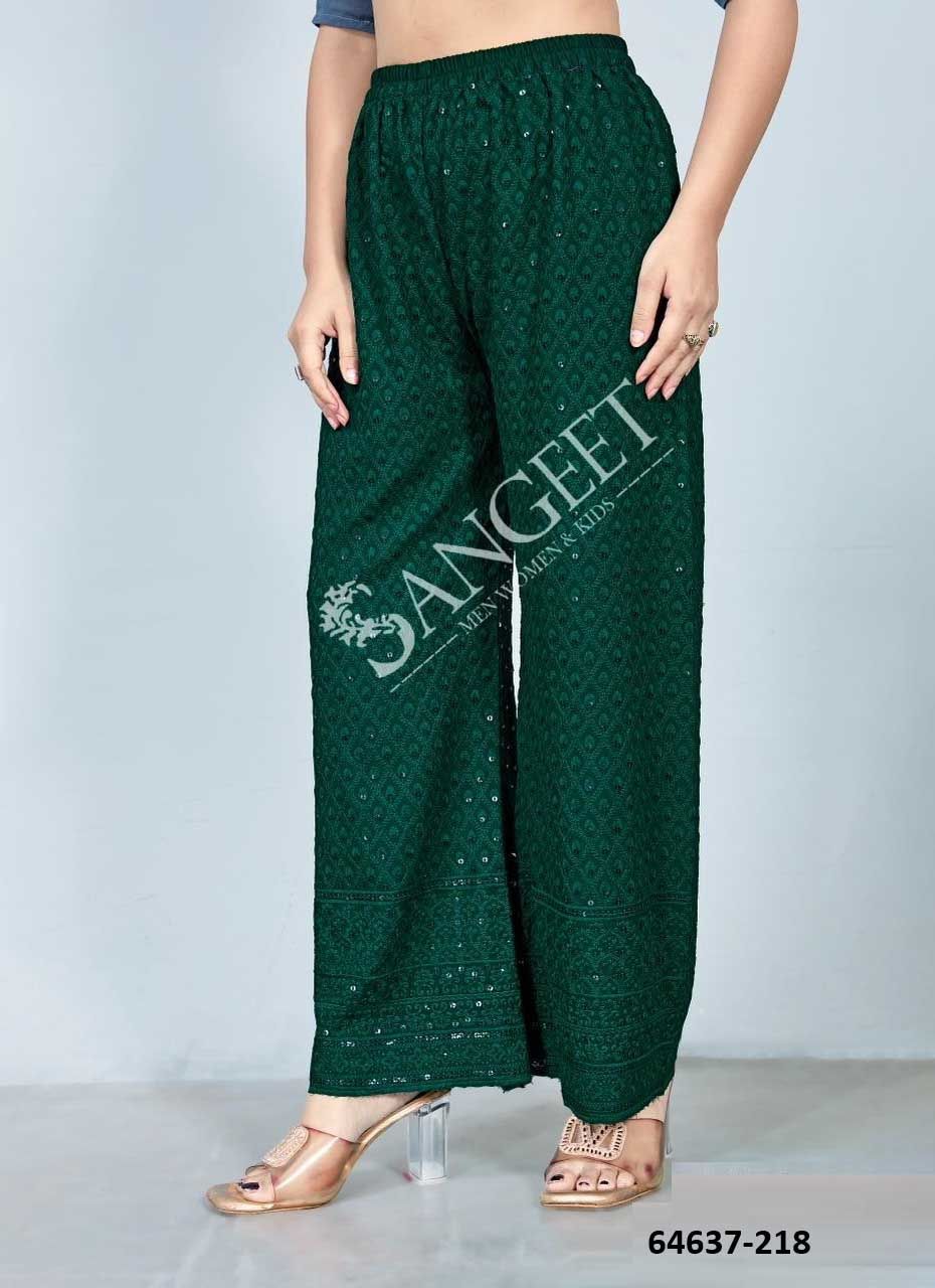 SEQUINS WORK PALAZZO - Catalog # 64637 (Set of 5 Only Bottoms)