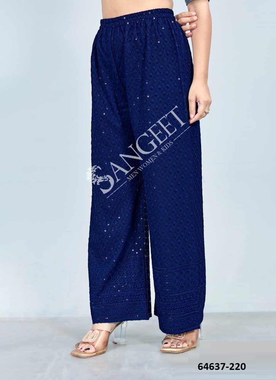 SEQUINS WORK PALAZZO - Catalog # 64637 (Set of 5 Only Bottoms)