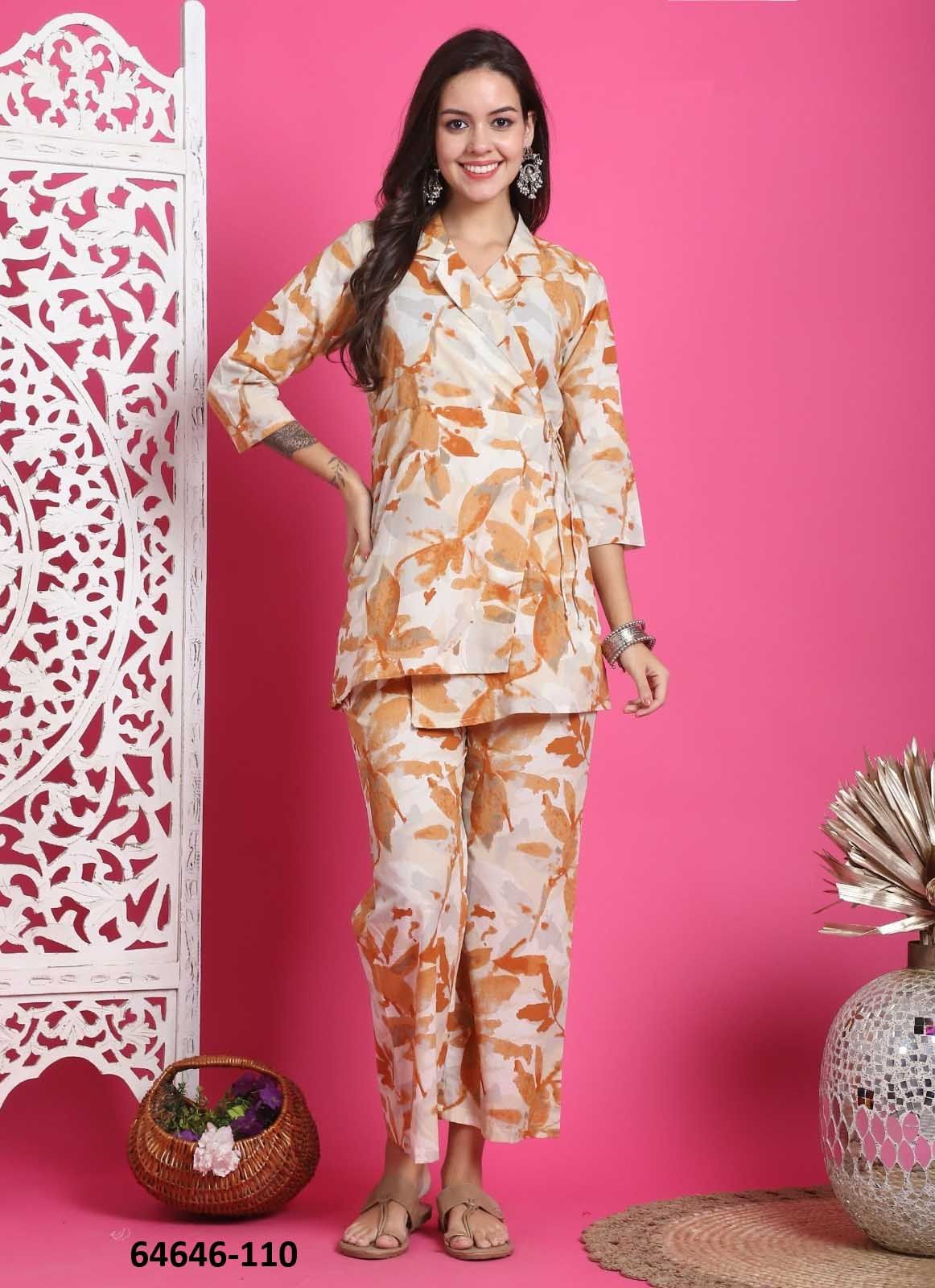 JAIPUR COTTON CO-ORDS - Catalog # 64646 (Set of 7 Tops With Bottoms)