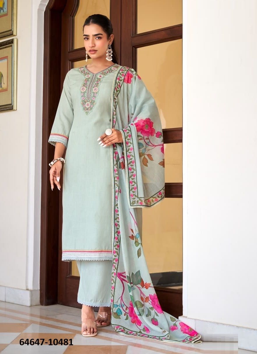 SUMAN - Catalog # 64647 (Set of 4 Readymade Salwar Suits) SUMAN - Catalog # 64647 (Set of 4 Readymade Salwar Suits)