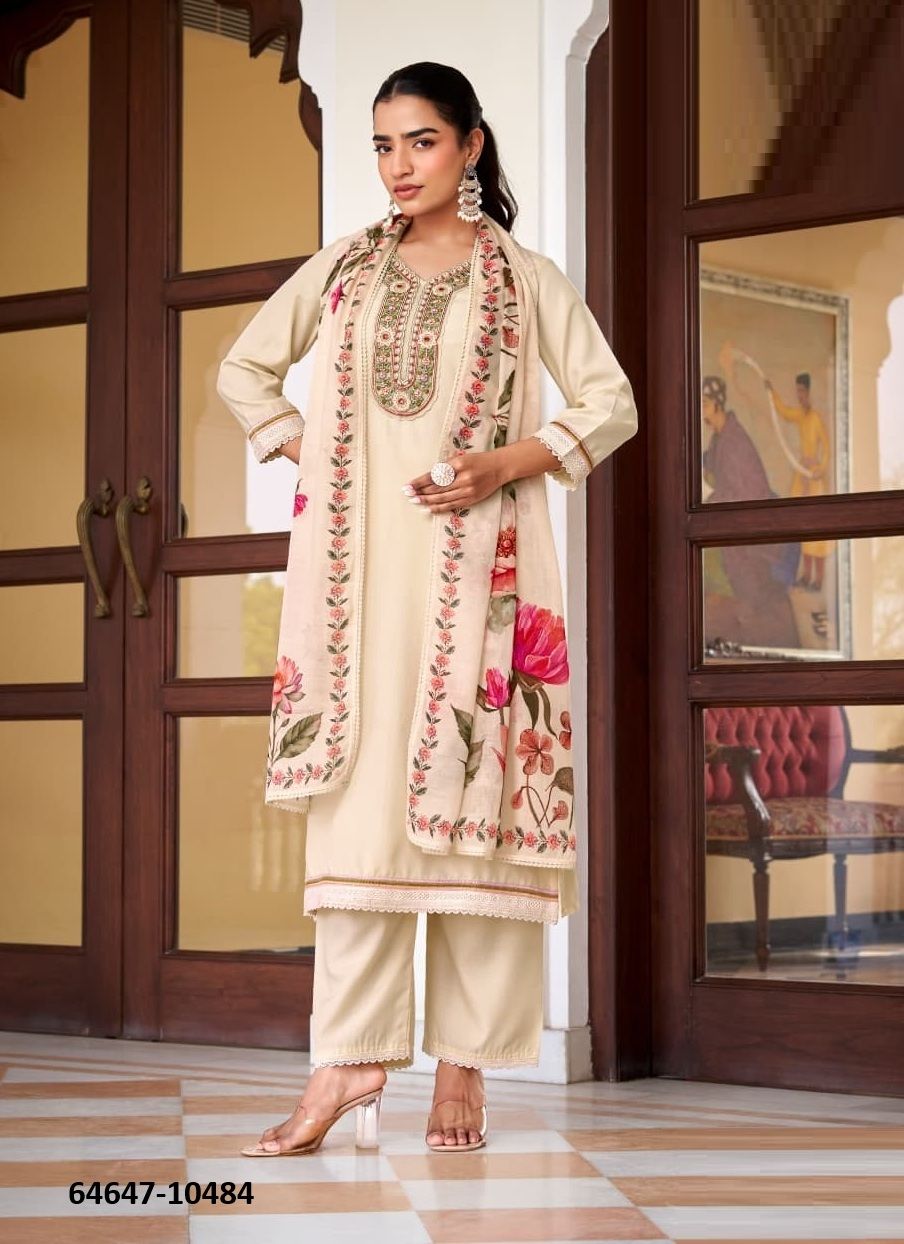 SUMAN - Catalog # 64647 (Set of 4 Readymade Salwar Suits) SUMAN - Catalog # 64647 (Set of 4 Readymade Salwar Suits)