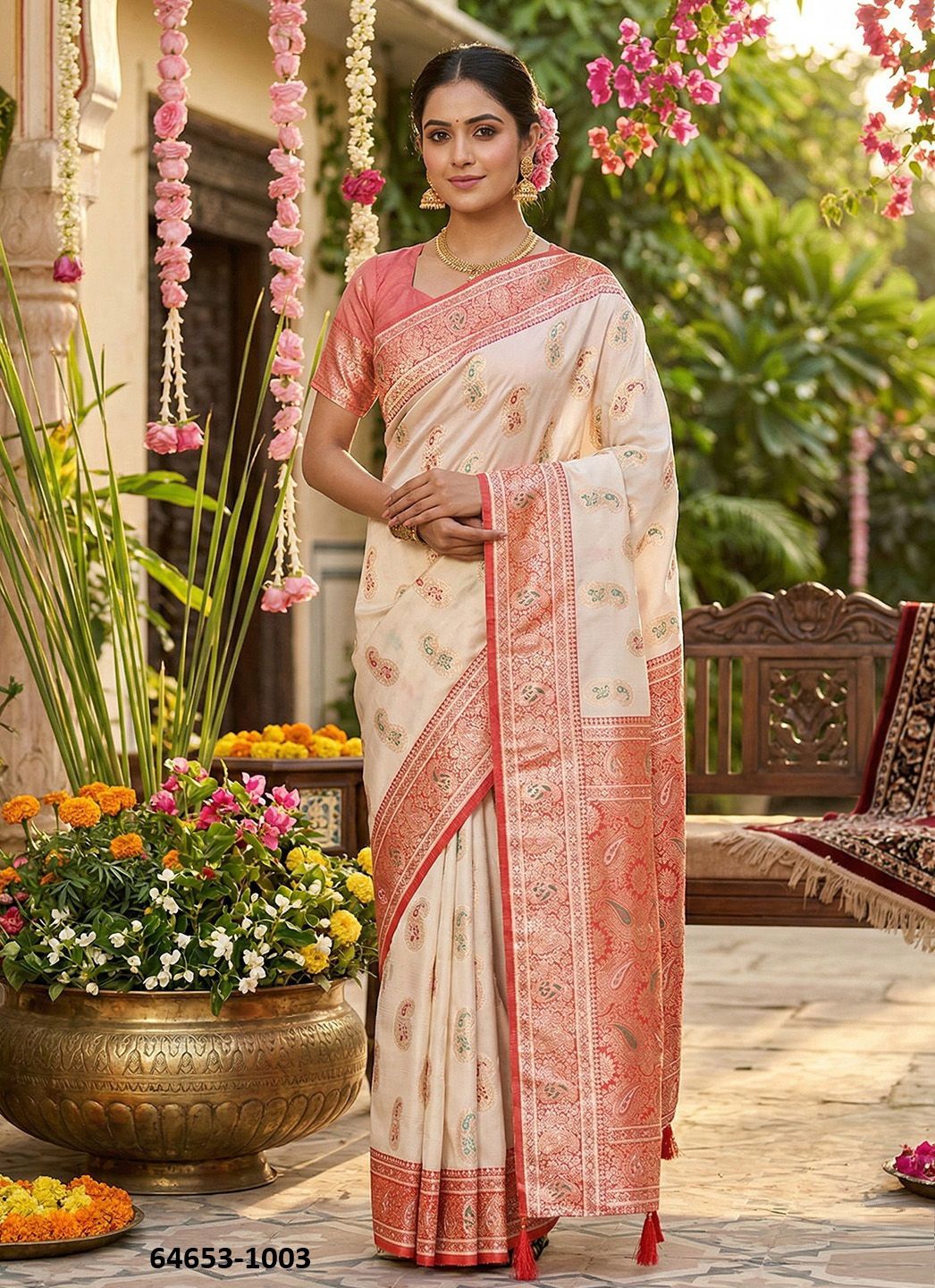 RASHMIKA SILK - Catalog # 64653 (Set of 4 Sarees) RASHMIKA SILK - Catalog # 64653 (Set of 4 Sarees)