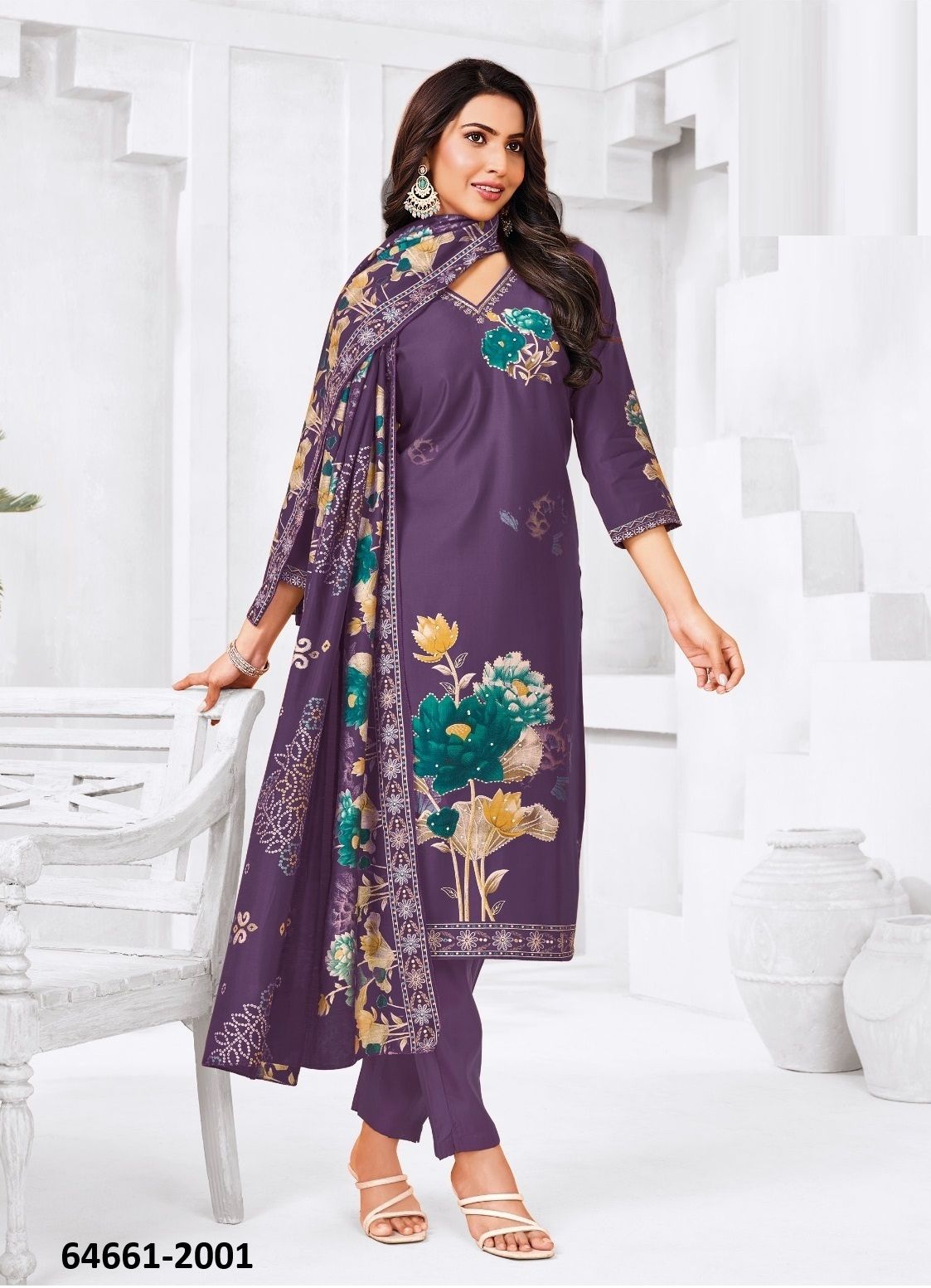 AAROHI - Catalog # 64661 (Set of 8 Readymade Salwar Suits) AAROHI - Catalog # 64661 (Set of 8 Readymade Salwar Suits)