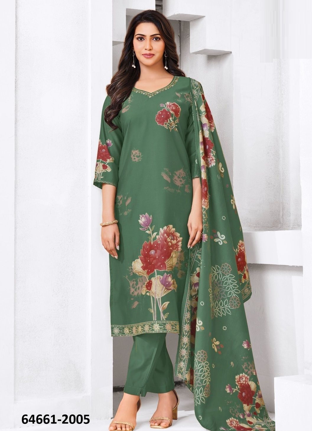 AAROHI - Catalog # 64661 (Set of 8 Readymade Salwar Suits) AAROHI - Catalog # 64661 (Set of 8 Readymade Salwar Suits)