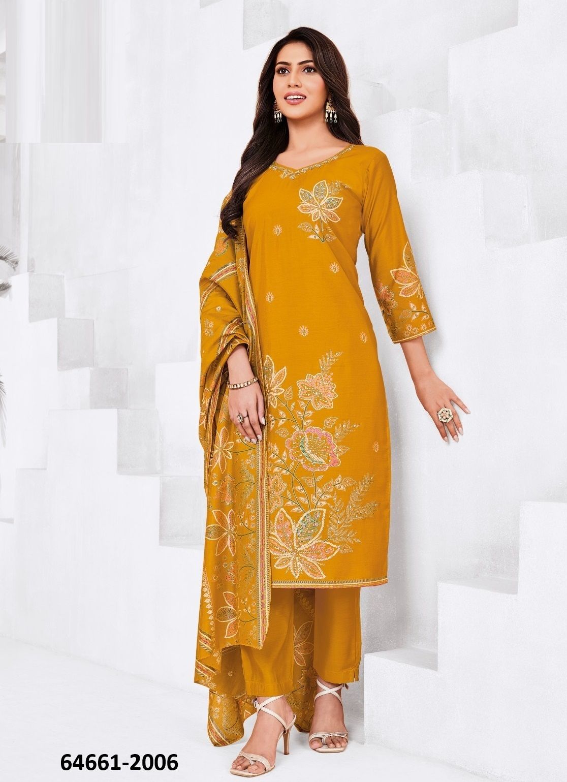AAROHI - Catalog # 64661 (Set of 8 Readymade Salwar Suits) AAROHI - Catalog # 64661 (Set of 8 Readymade Salwar Suits)