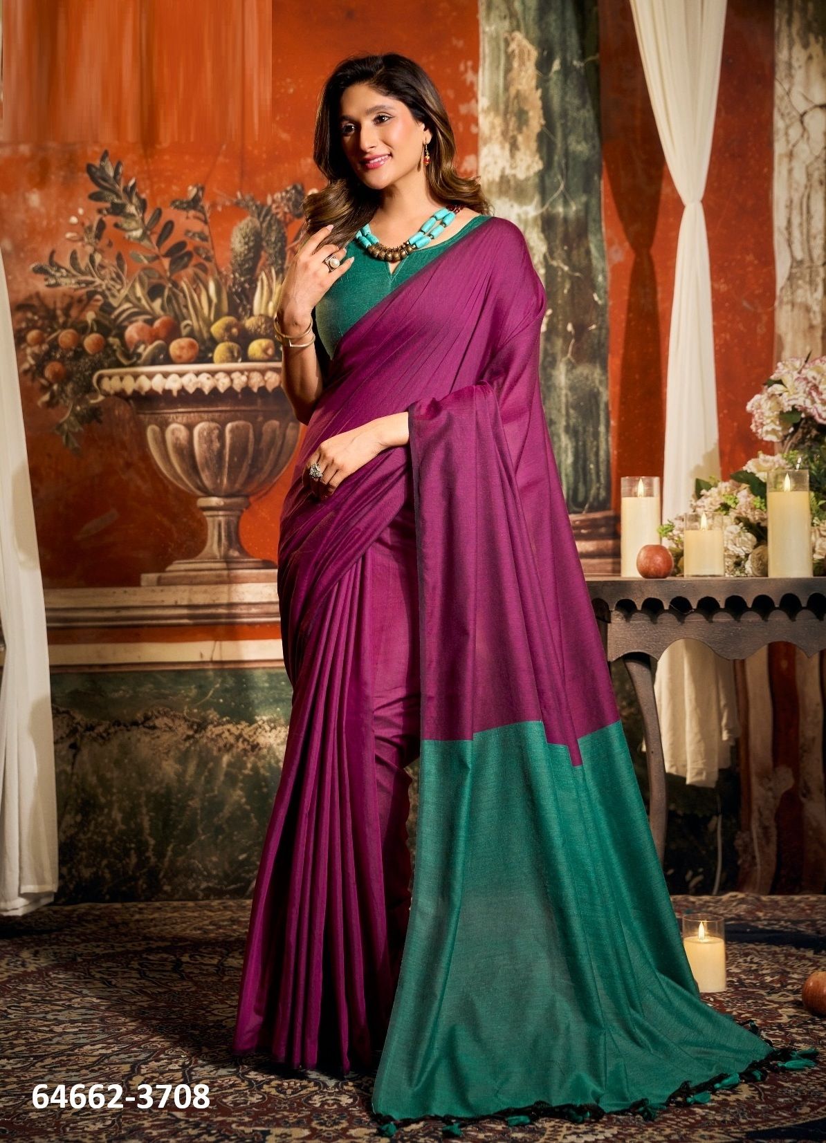 SWATI - Catalog # 64662 (Set of 8 Sarees) SWATI - Catalog # 64662 (Set of 8 Sarees)