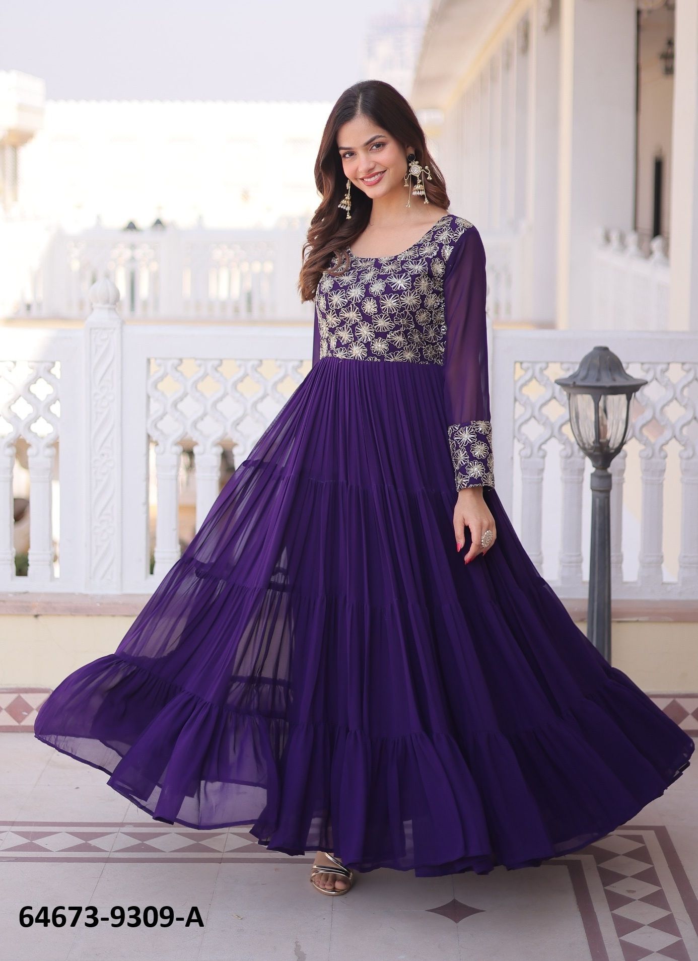 SERIES 9309 - Catalog # 64673 (Set of 2 Readymade Gowns) SERIES 9309 - Catalog # 64673 (Set of 2 Readymade Gowns)