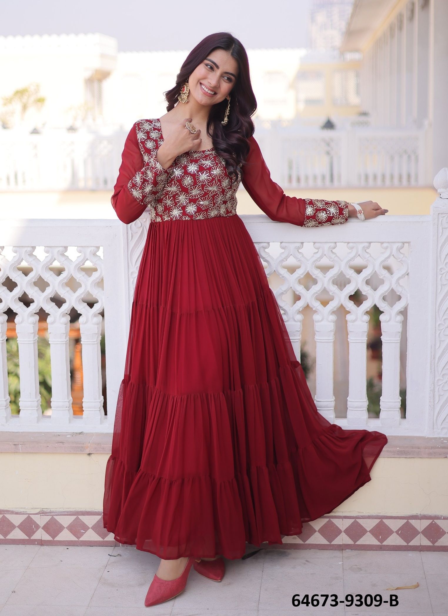 SERIES 9309 - Catalog # 64673 (Set of 2 Readymade Gowns) SERIES 9309 - Catalog # 64673 (Set of 2 Readymade Gowns)