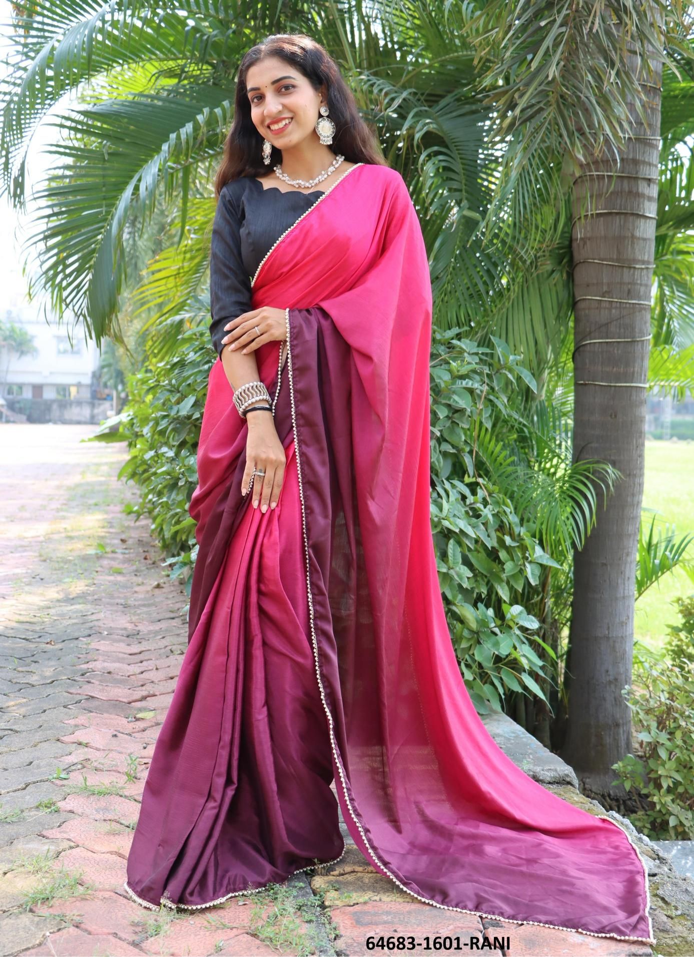 SERIES 1601 - Catalog # 64683 (Set of 3 Sarees) SERIES 1601 - Catalog # 64683 (Set of 3 Sarees)