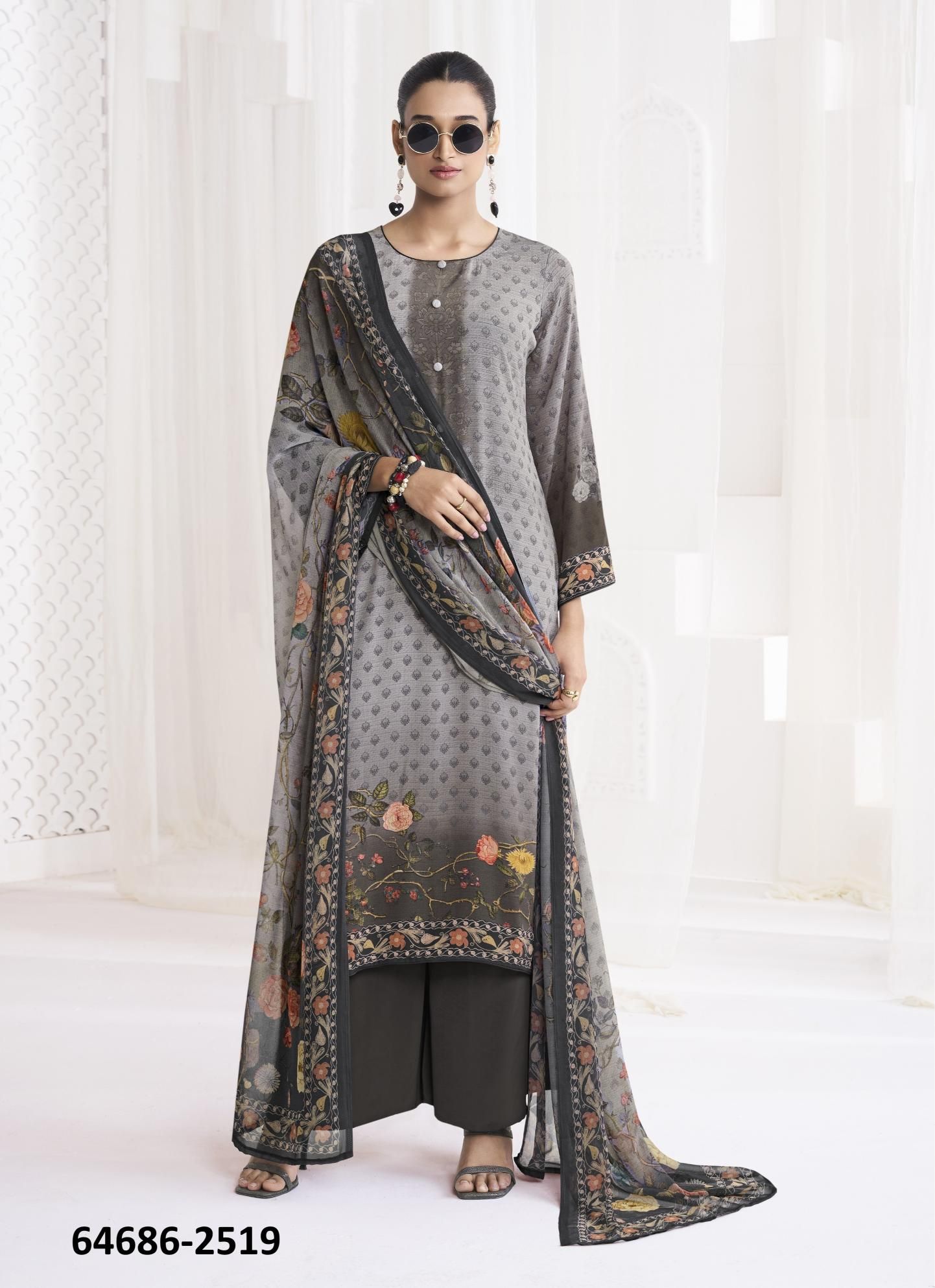 CAFÉ LATTE 22 - Catalog # 64686 (Set of 9 Readymade Salwar Suits) CAFÉ LATTE 22 - Catalog # 64686 (Set of 9 Readymade Salwar Suits)
