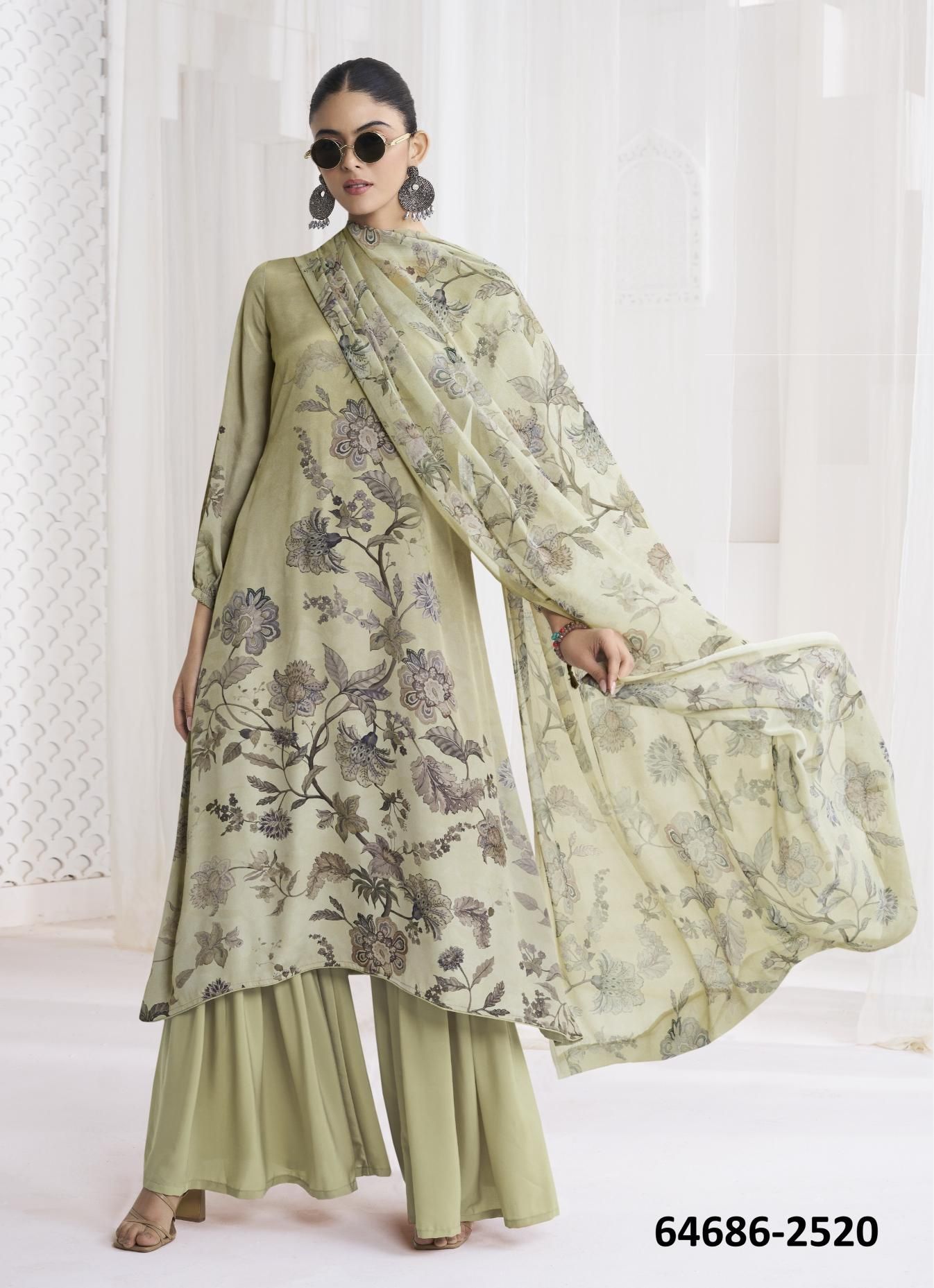 CAFÉ LATTE 22 - Catalog # 64686 (Set of 9 Readymade Salwar Suits) CAFÉ LATTE 22 - Catalog # 64686 (Set of 9 Readymade Salwar Suits)