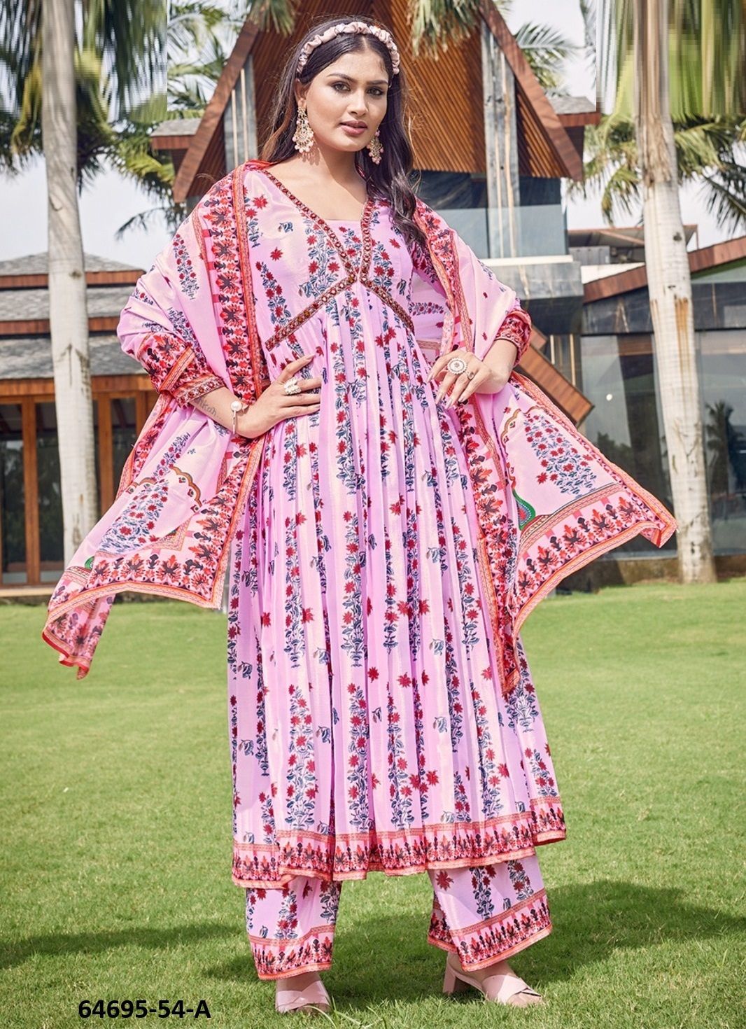 AMEYAA - Catalog # 64695 (Set of 2 Readymade Salwar Suits) AMEYAA - Catalog # 64695 (Set of 2 Readymade Salwar Suits)