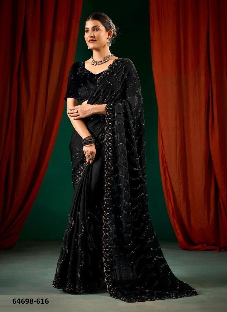 SERIES 616 - Catalog # 64698 (Set of 6 Sarees) SERIES 616 - Catalog # 64698 (Set of 6 Sarees)