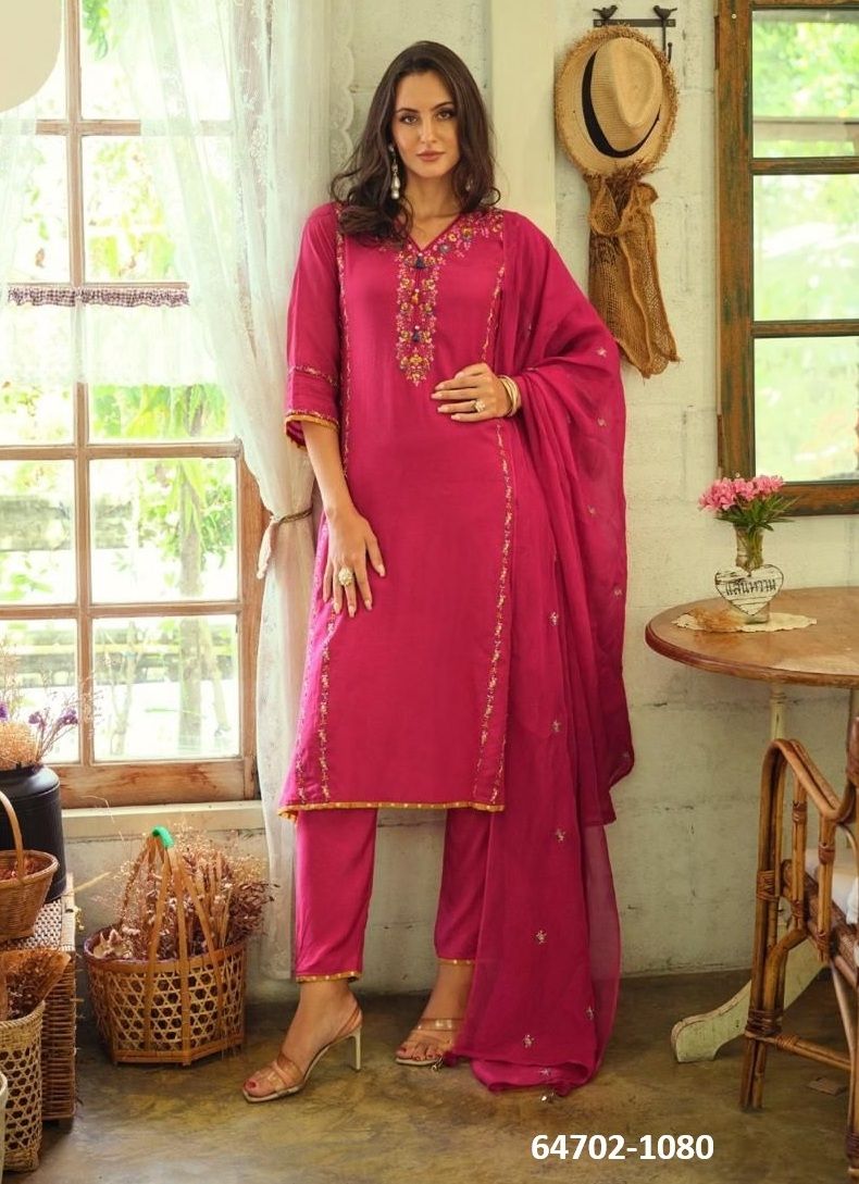 POORVA - Catalog # 64702 (Set of 6 Readymade Salwar Suits) POORVA - Catalog # 64702 (Set of 6 Readymade Salwar Suits)