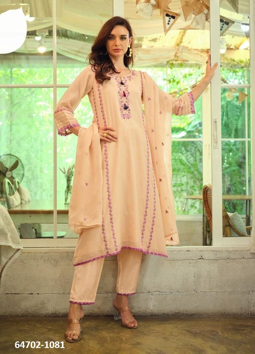 POORVA - Catalog # 64702 (Set of 6 Readymade Salwar Suits) POORVA - Catalog # 64702 (Set of 6 Readymade Salwar Suits)